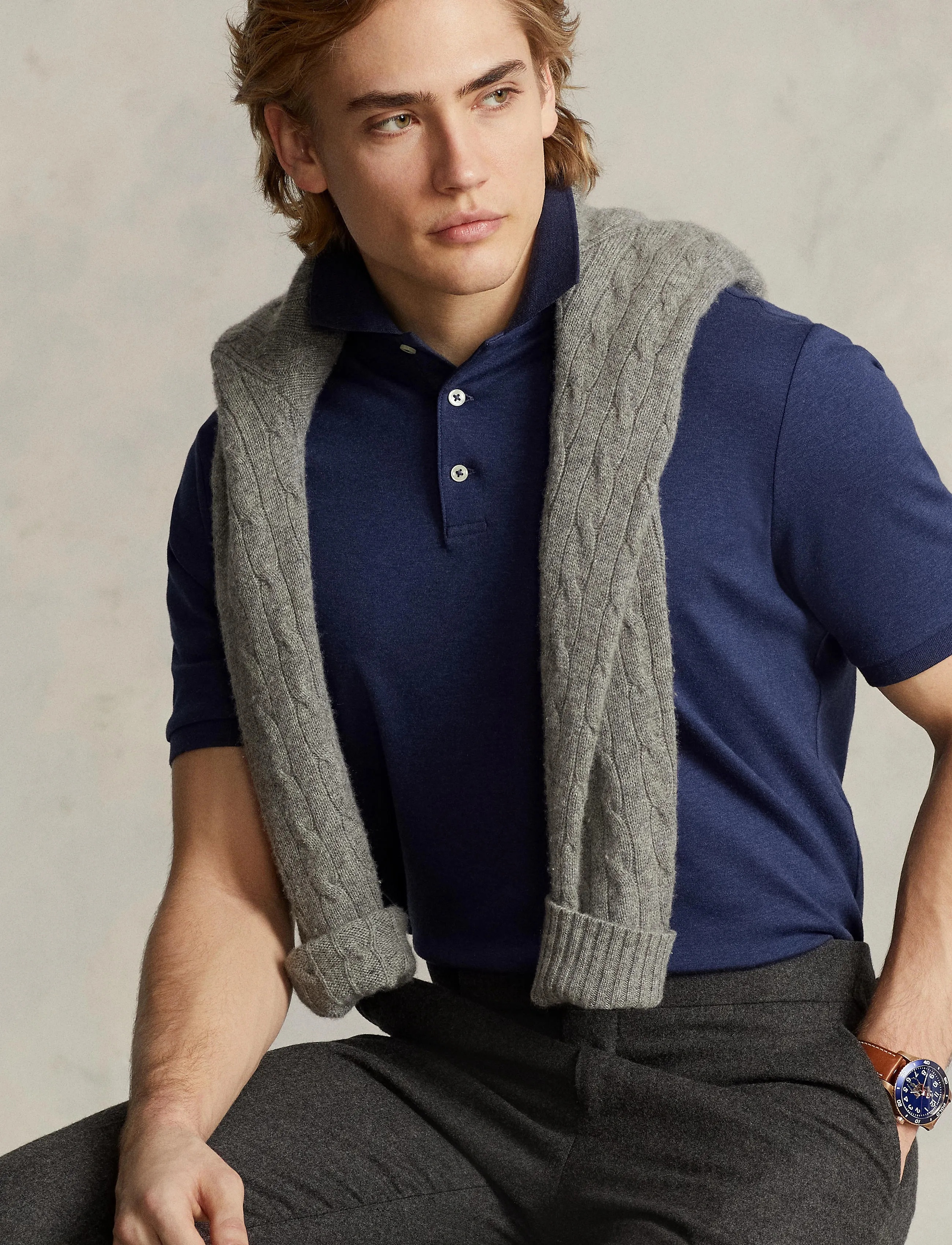 Polo Ralph Lauren - Custom Slim Fit Soft Cotton Polo Shirt - kurzärmelig - spring navy heath - 3