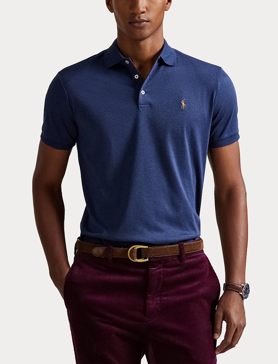 Polo Ralph Lauren - Custom Slim Fit Soft Cotton Polo Shirt - kurzärmelig - spring navy heath - 5