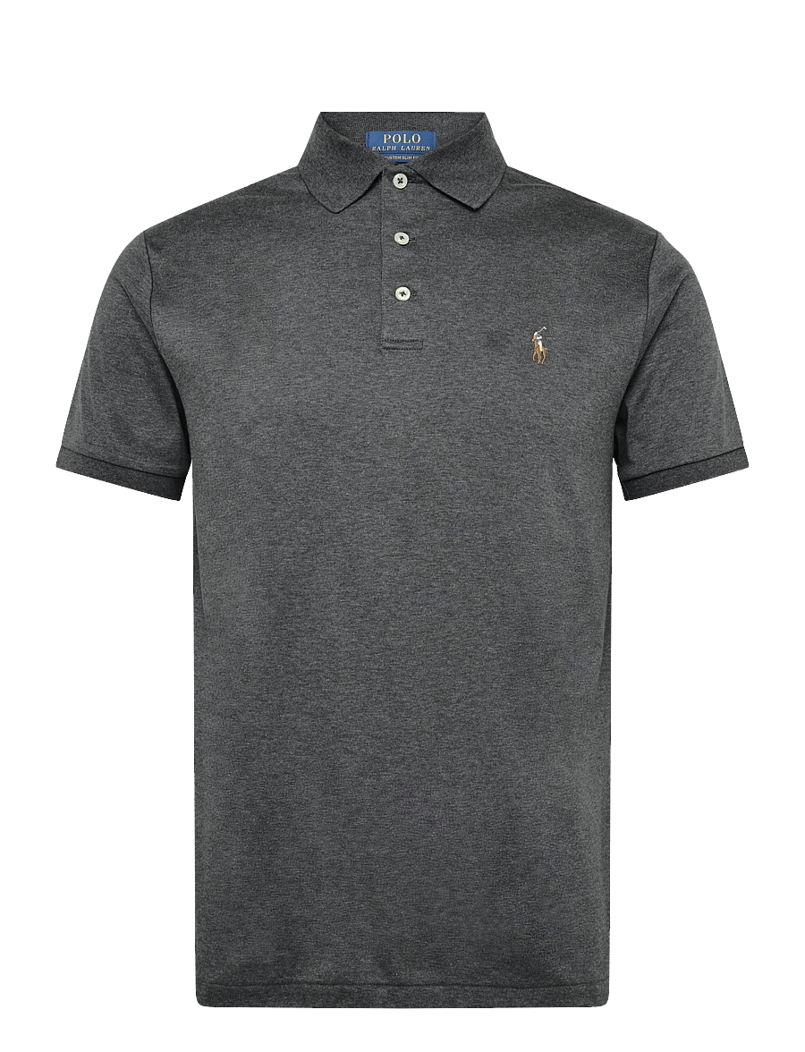 Polo Ralph Lauren - Custom Slim Fit Soft Cotton Polo Shirt - kortärmade pikéer - windsor heather - 1