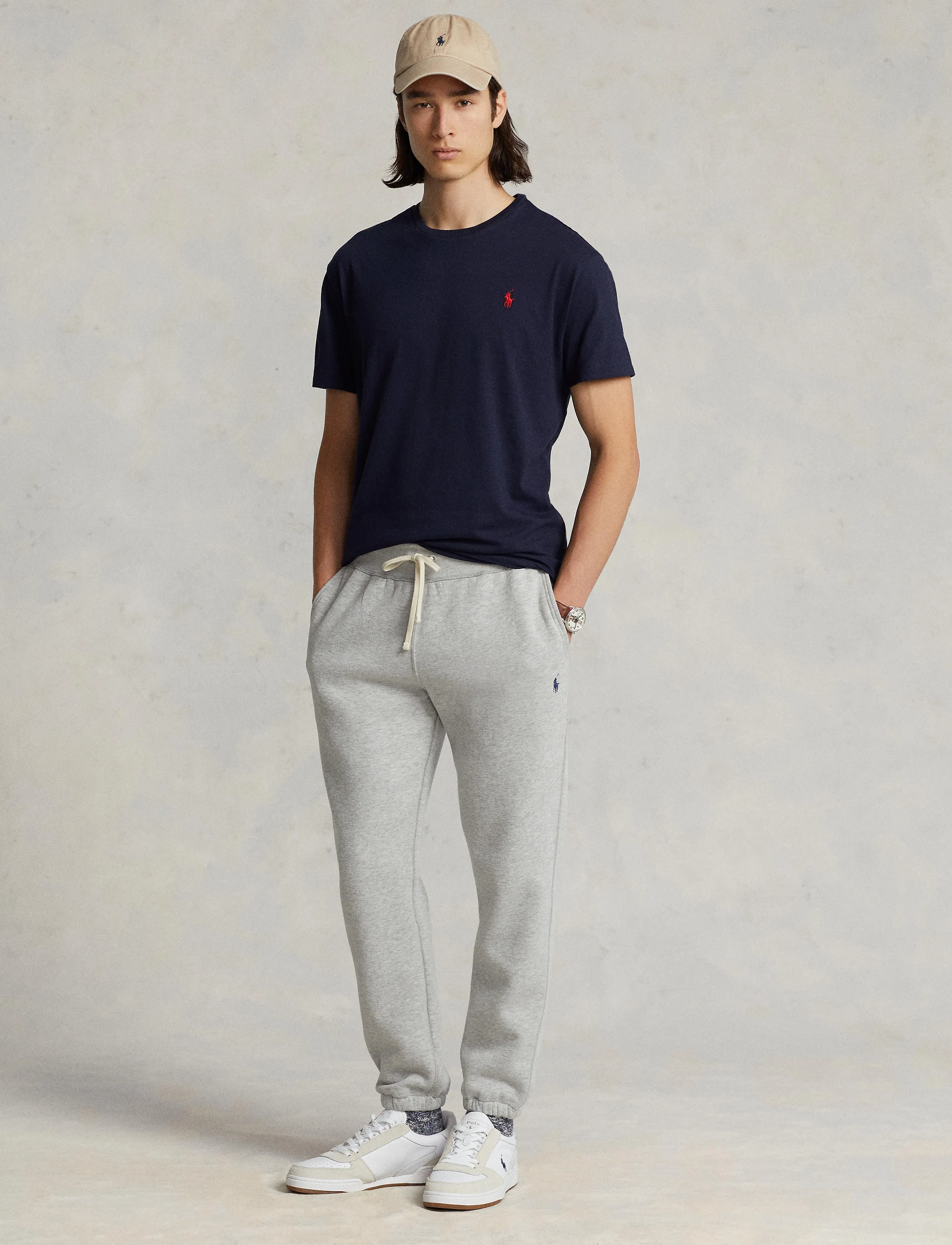 Polo Ralph Lauren Classic Fit Jersey Crewneck T-Shirt - T-Shirts - INK / navy