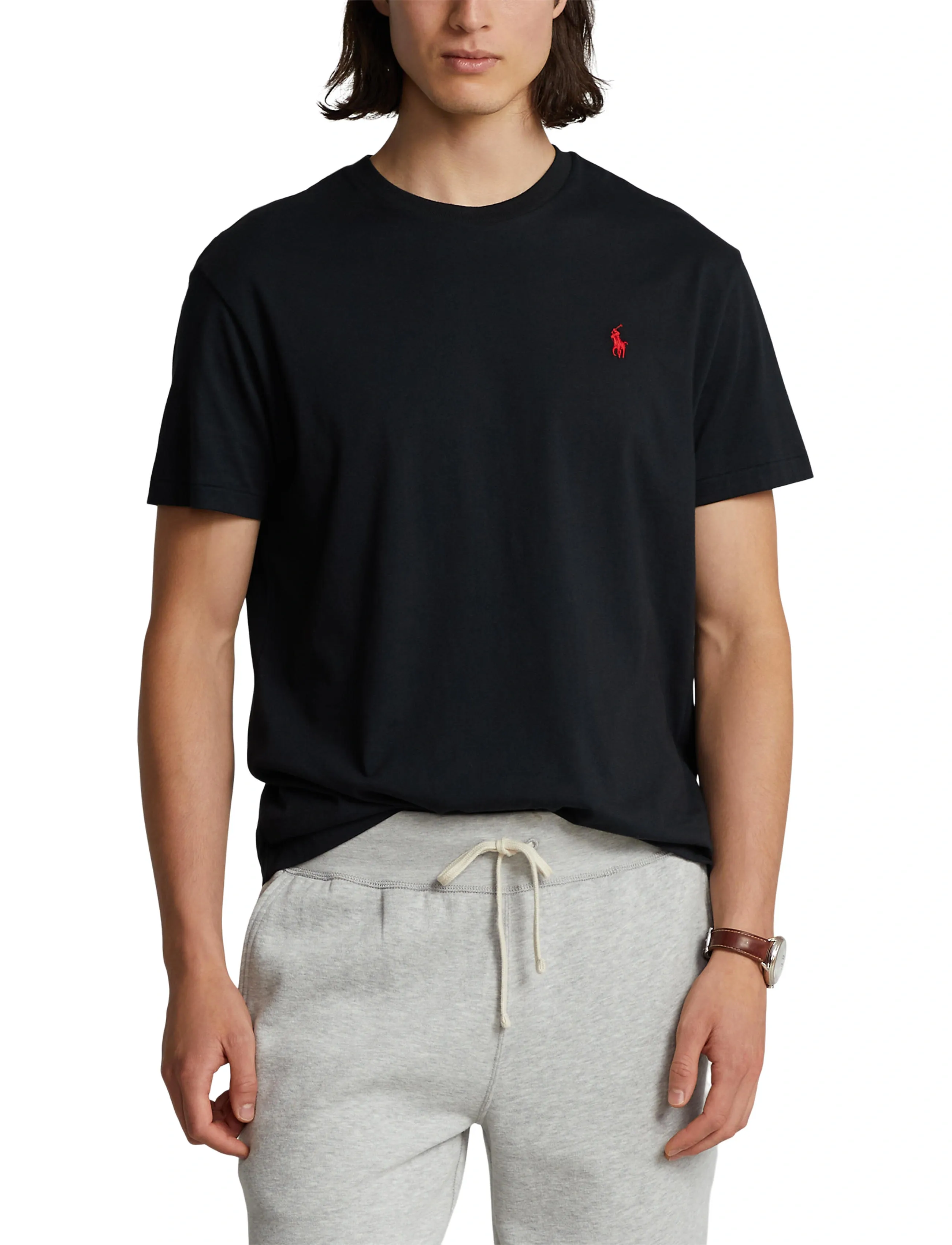 Polo Ralph Lauren - Classic Fit Jersey Crewneck T-Shirt - t-shirts à manches courtes - rl black - 5