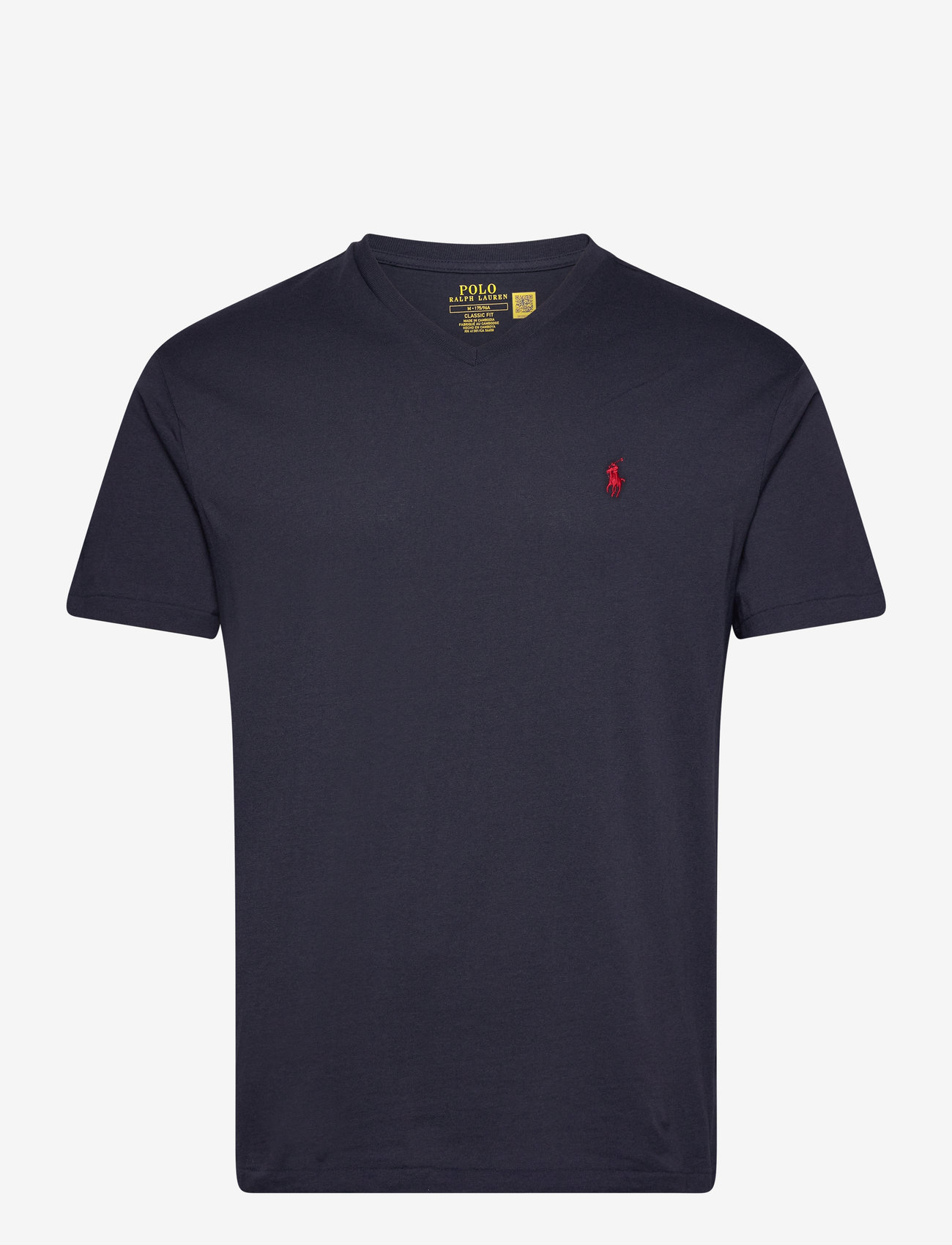 Polo Ralph Lauren - Classic Fit Jersey V-Neck T-Shirt - v-kaelusega t-särgid - ink - 0