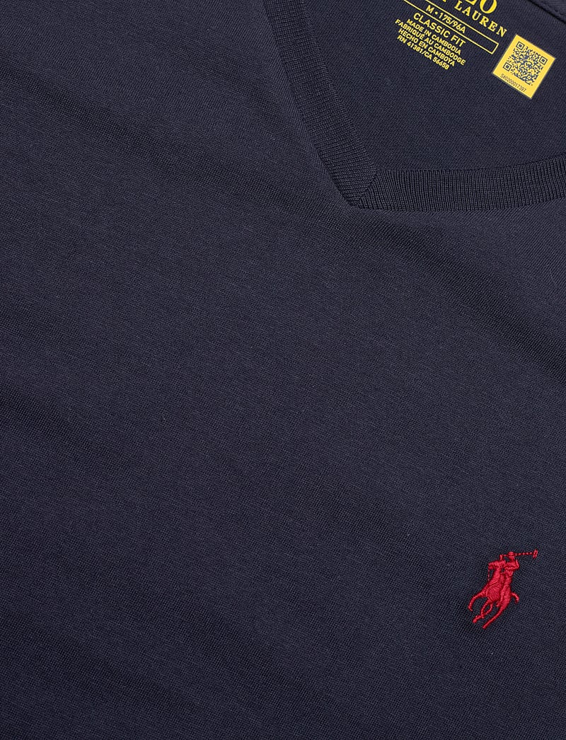 Polo Ralph Lauren - Classic Fit Jersey V-Neck T-Shirt - v-kaelusega t-särgid - ink - 2