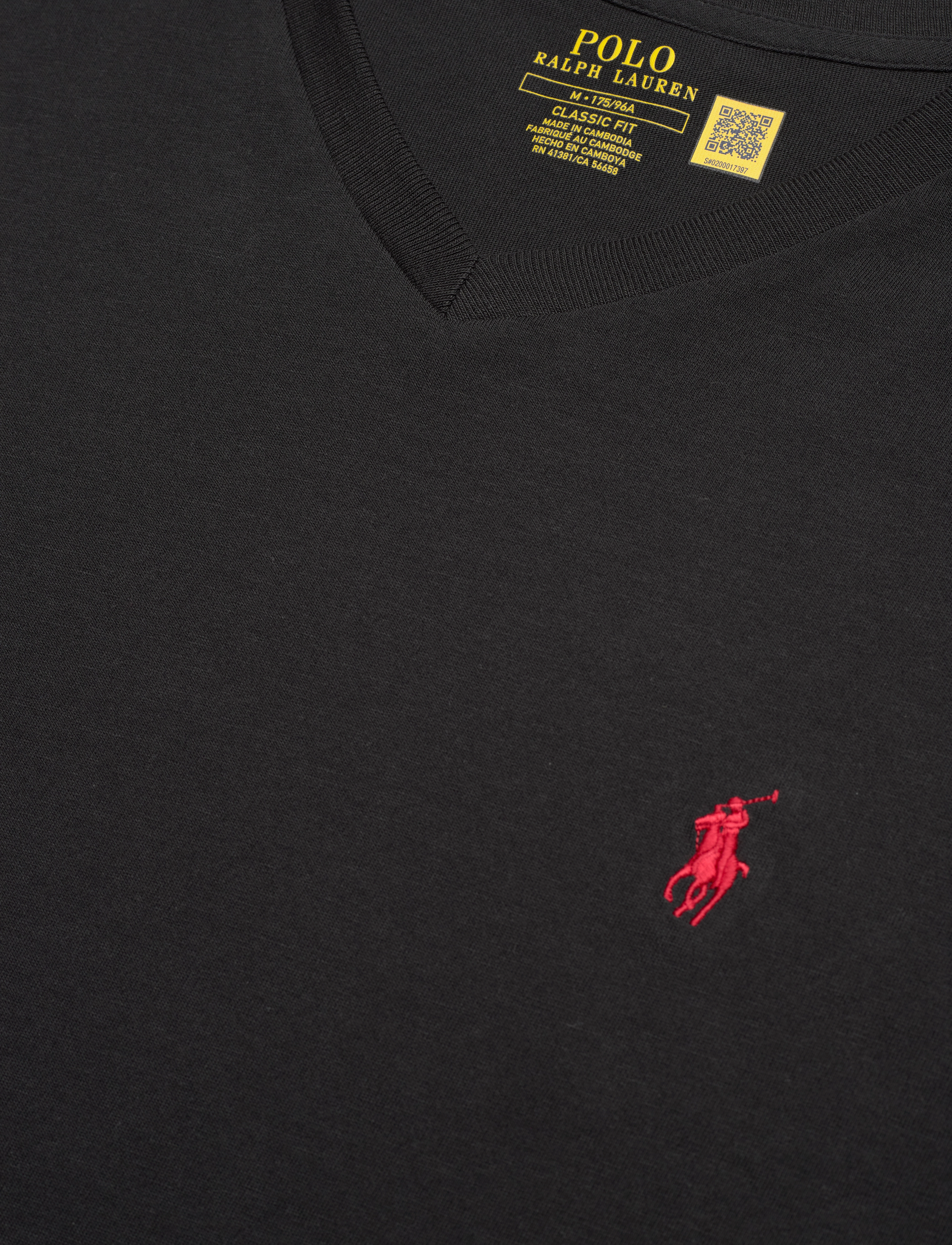 Polo Ralph Lauren - Classic Fit Jersey V-Neck T-Shirt - t-shirts med v-hals - rl black - 2