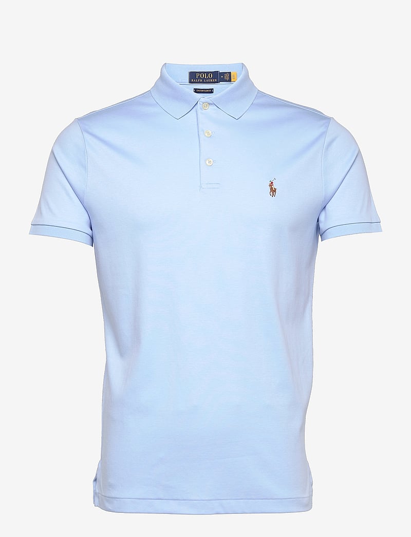 Polo Ralph Lauren - Custom Slim Fit Soft Cotton Polo Shirt - kortärmade pikéer - elite blue - 1