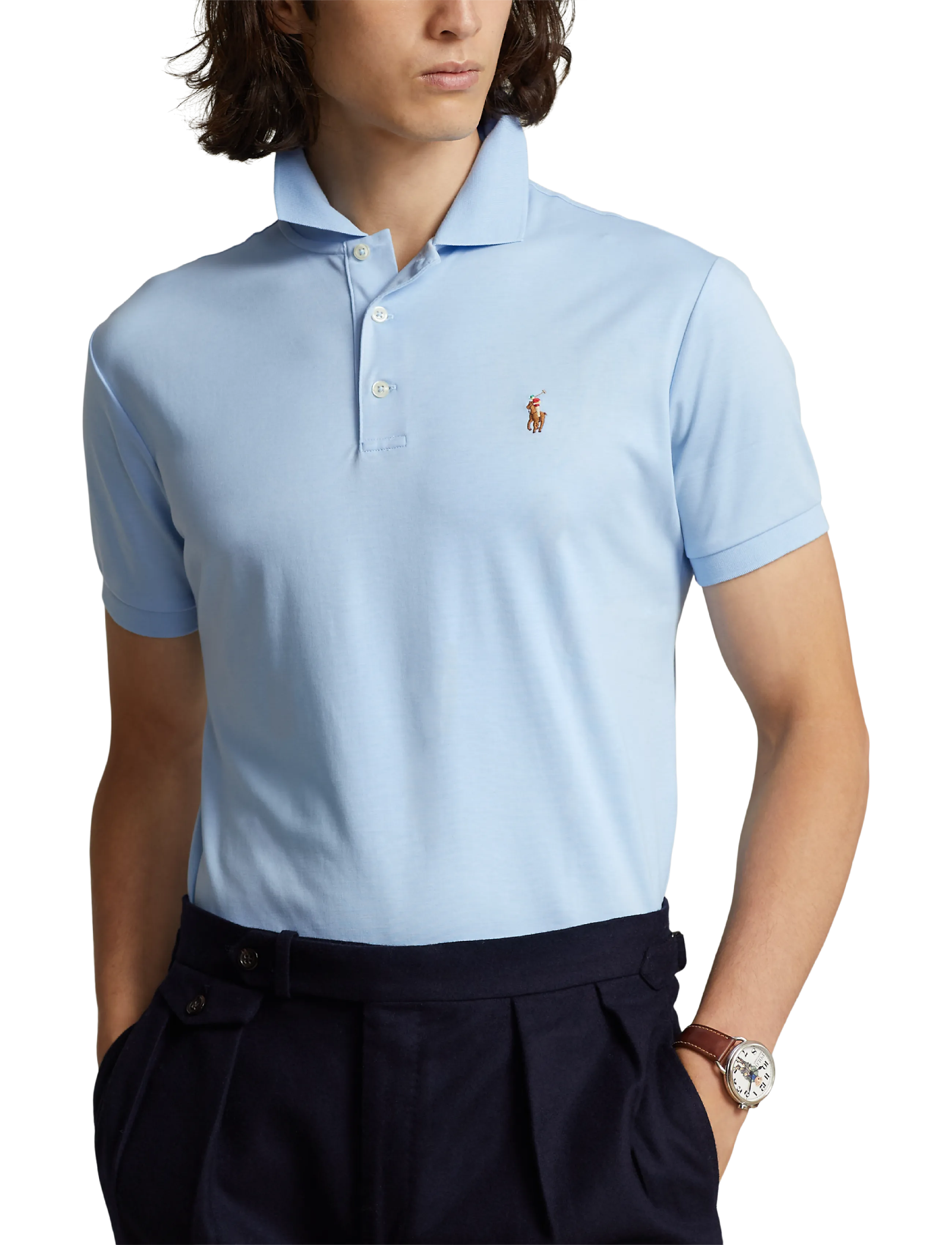 Custom Slim Fit Soft Cotton Polo Shirt 6
