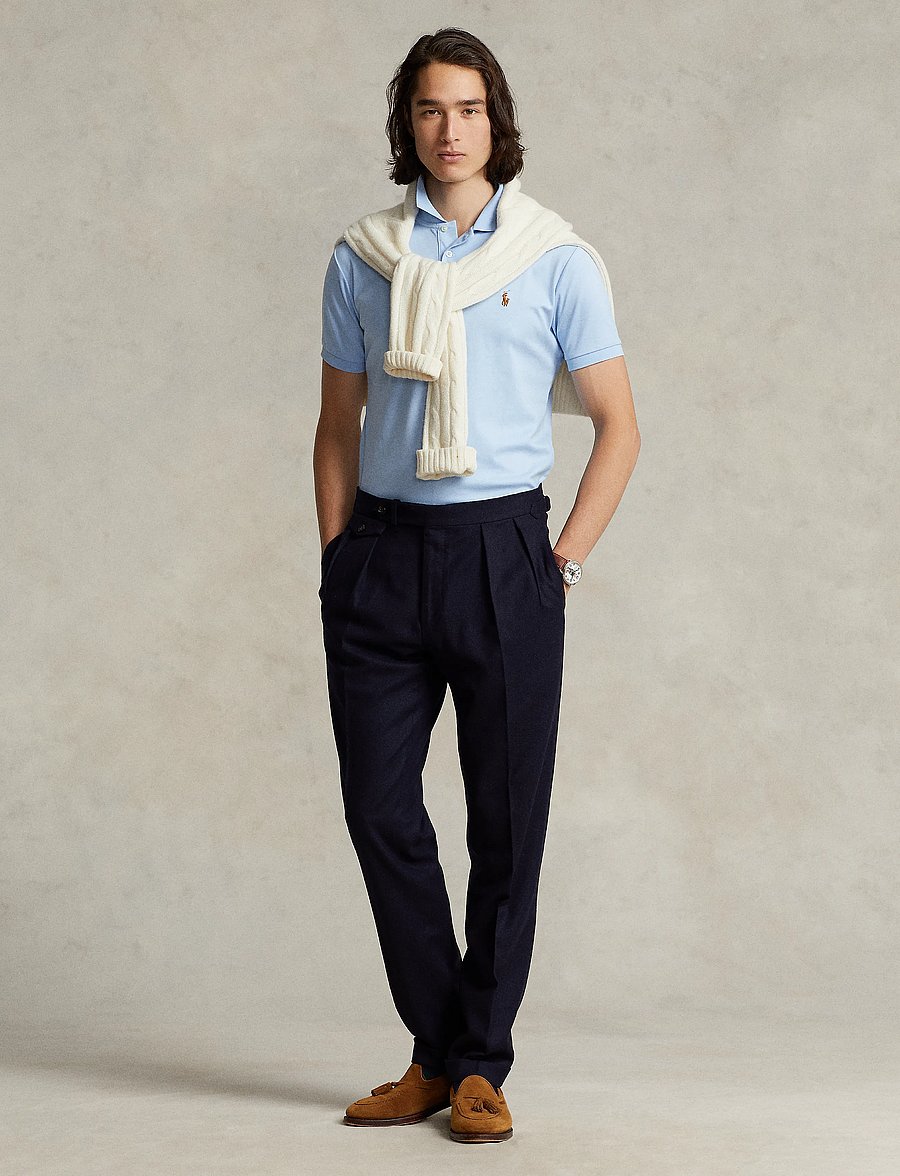 Polo Ralph Lauren - Custom Slim Fit Soft Cotton Polo Shirt - lühikeste varrukatega polod - elite blue - 5
