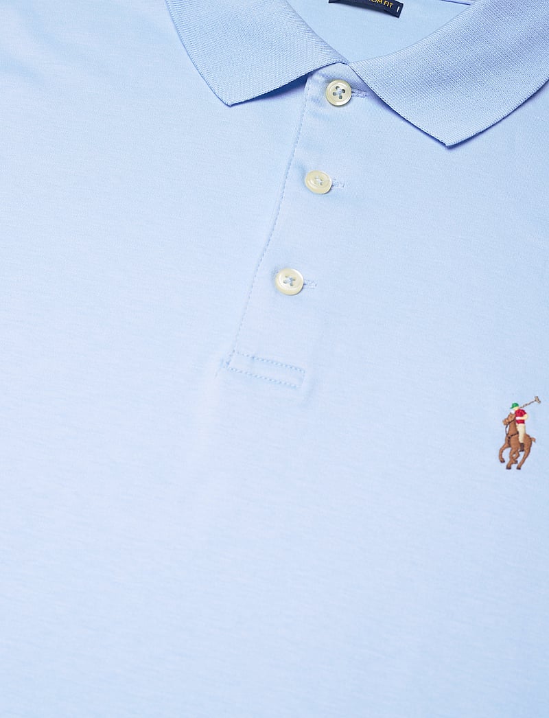 Polo Ralph Lauren - Custom Slim Fit Soft Cotton Polo Shirt - kortärmade pikéer - elite blue - 3