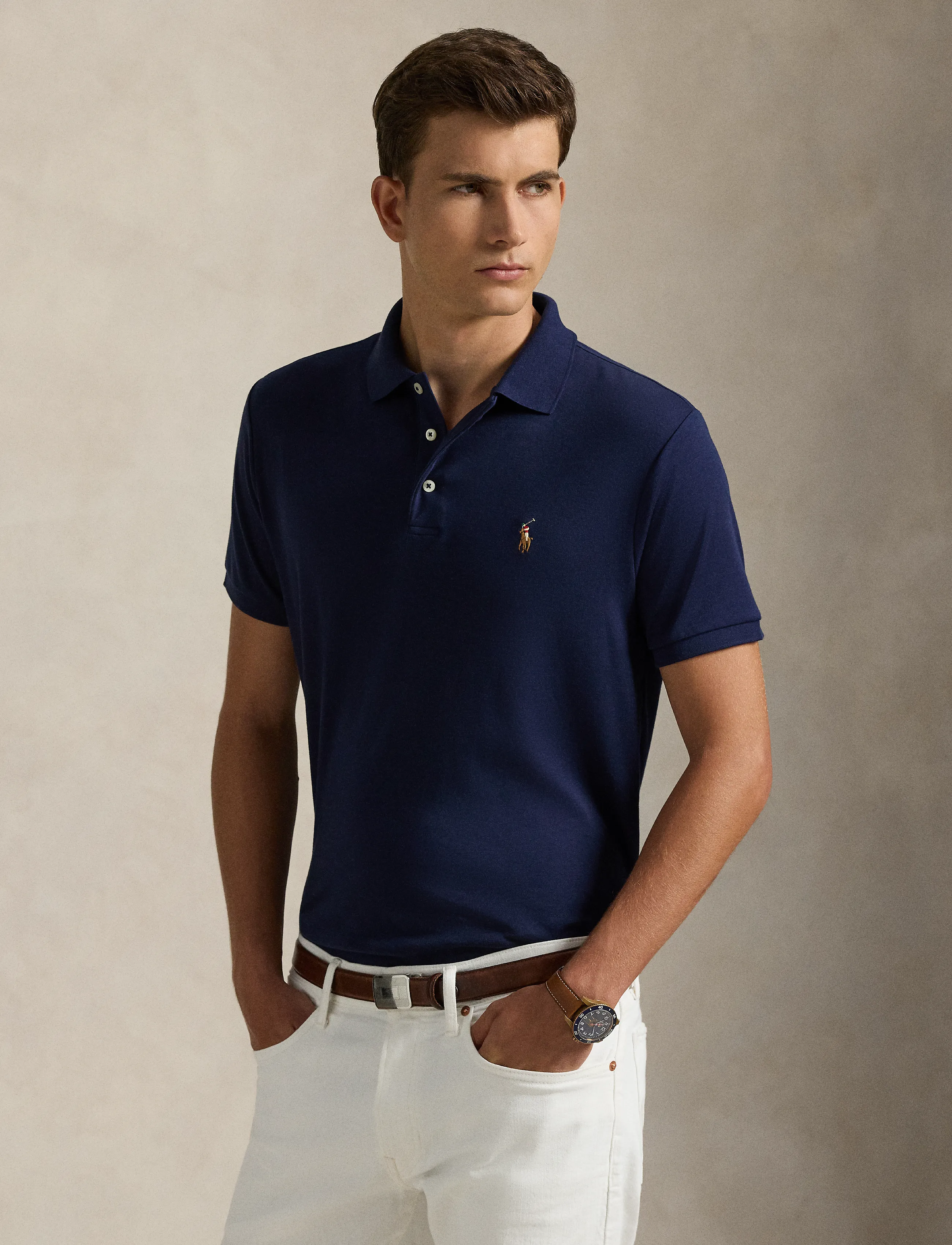 Custom Slim Fit Soft Cotton Polo Shirt 2