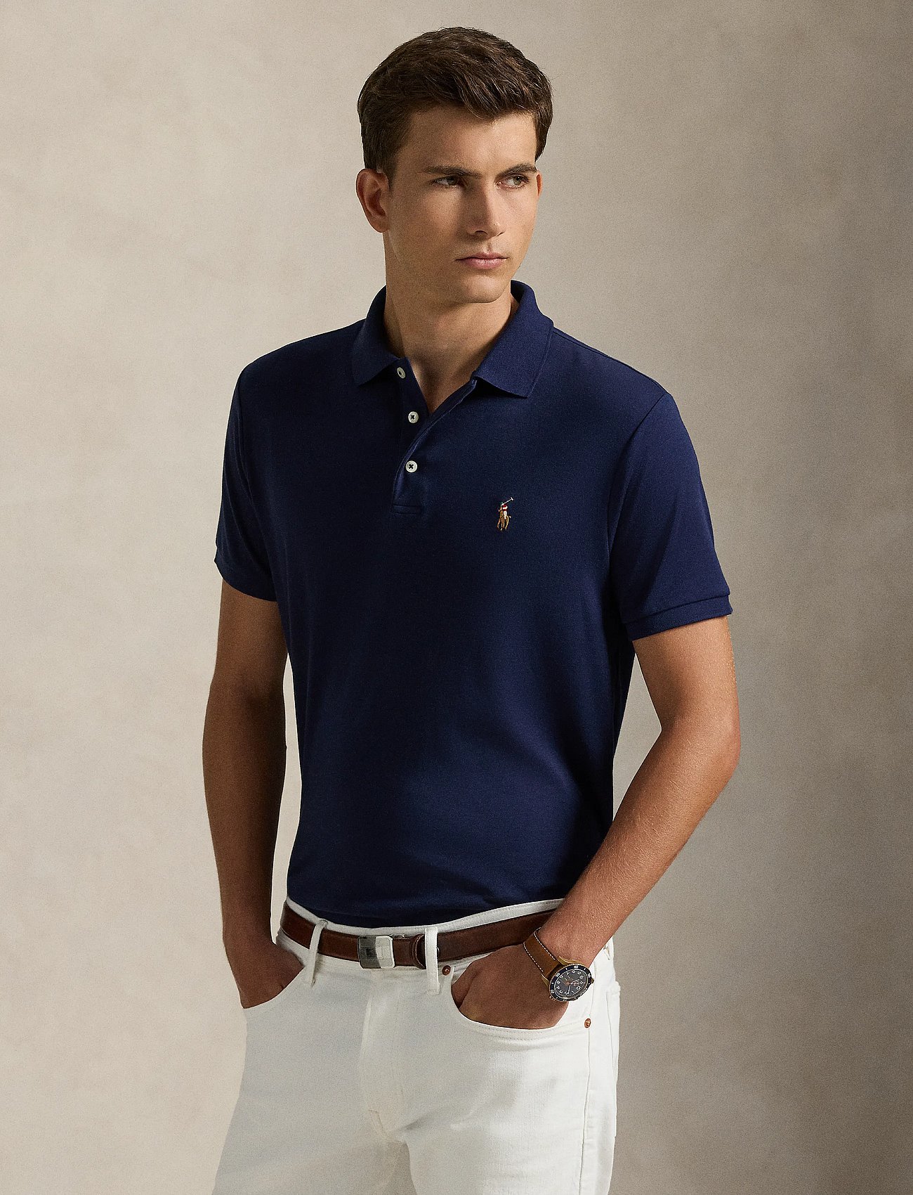 Custom Slim Fit Soft Cotton Polo Shirt - FRENCH