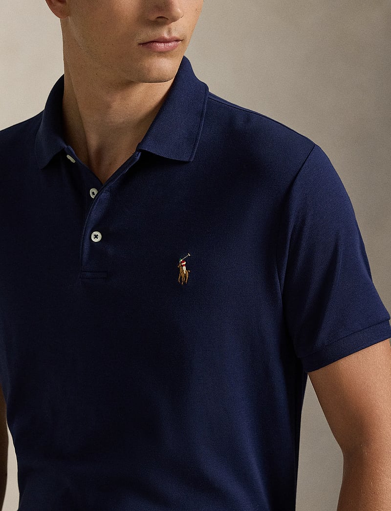 Polo Ralph Lauren - Custom Slim Fit Soft Cotton Polo Shirt - kurzärmelig - french navy - 4