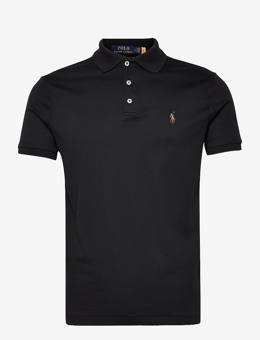 Polo Ralph Lauren - Custom Slim Fit Soft Cotton Polo Shirt - kurzärmelig - polo black - 1