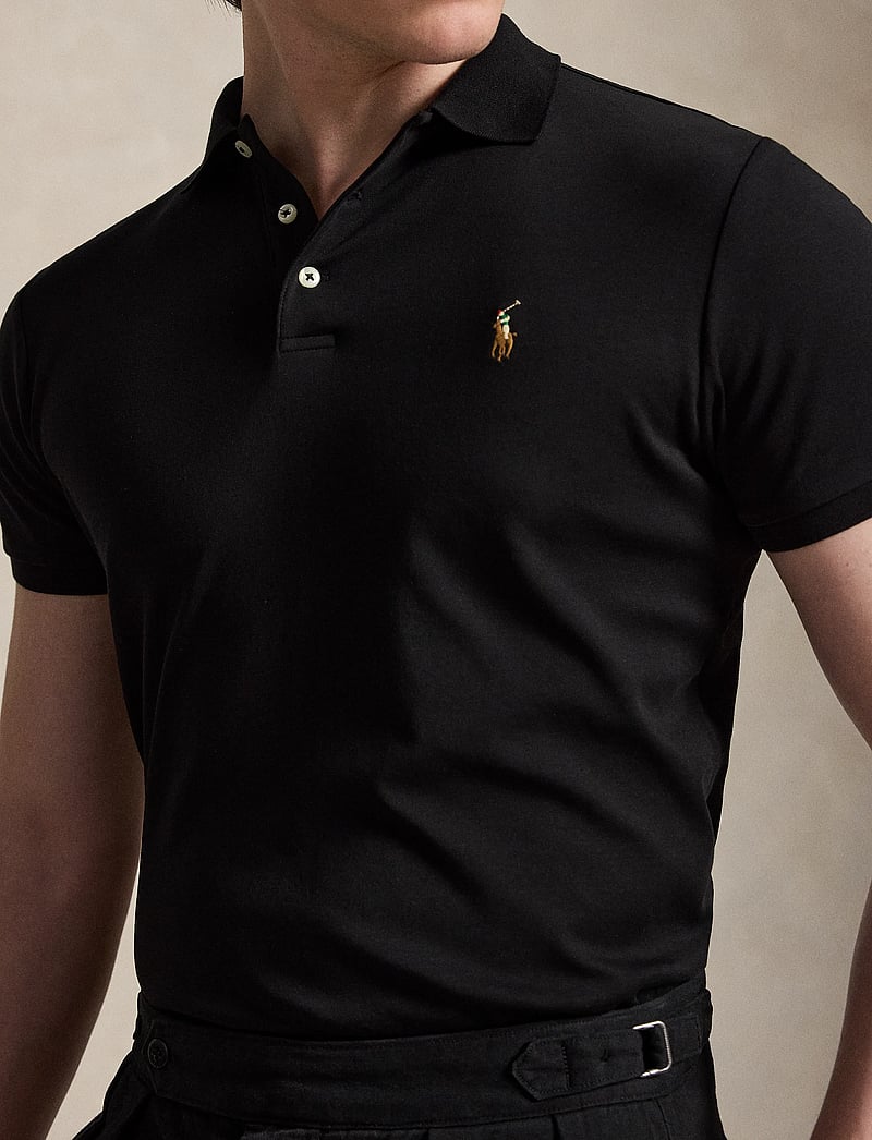 Polo Ralph Lauren Custom Slim Fit Soft Cotton Polo Shirt Polo Ralph Lauren Custom Slim Fit Soft Cotton Polo Shirt