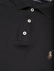 Polo Ralph Lauren - Custom Slim Fit Soft Cotton Polo Shirt - short-sleeved polos - polo black - 3