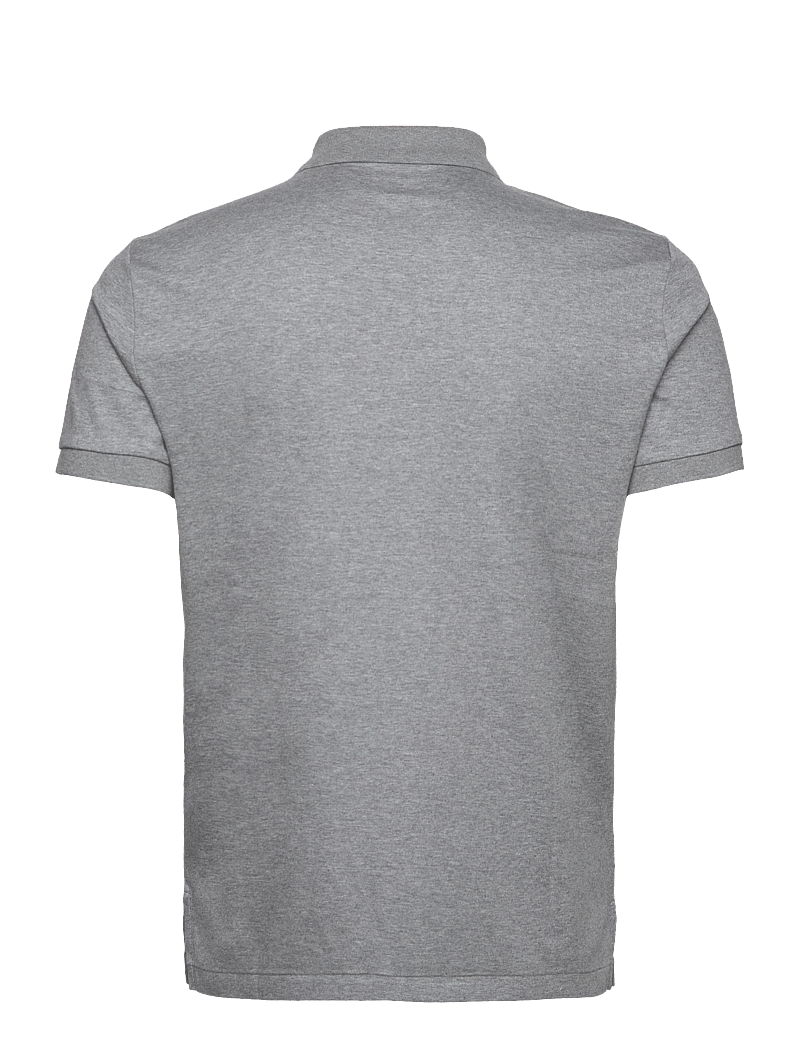 Polo Ralph Lauren - Custom Slim Fit Soft Cotton Polo Shirt - kortærmede poloer - steel heather - 1