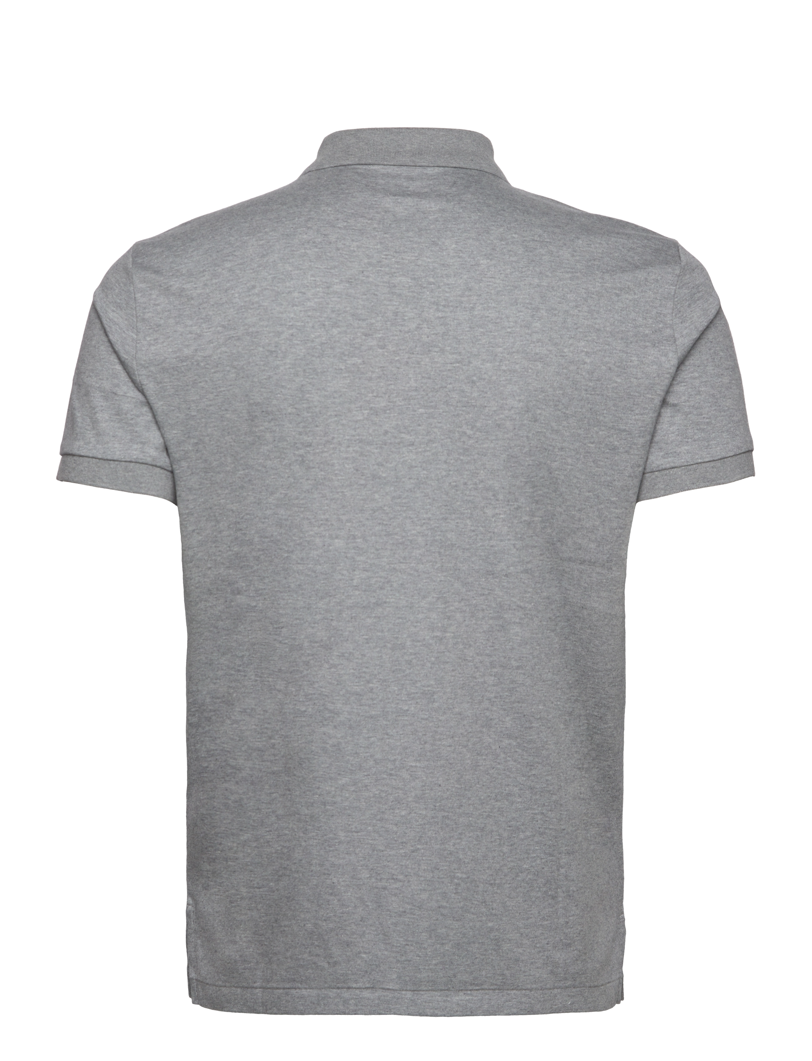 Polo Ralph Lauren - Custom Slim Fit Soft Cotton Polo Shirt - kortærmede poloer - steel heather - 2