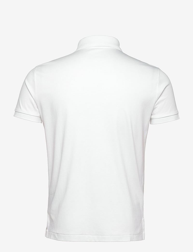 Polo Ralph Lauren - Custom Slim Fit Soft Cotton Polo Shirt - kortærmede poloer - white - 2