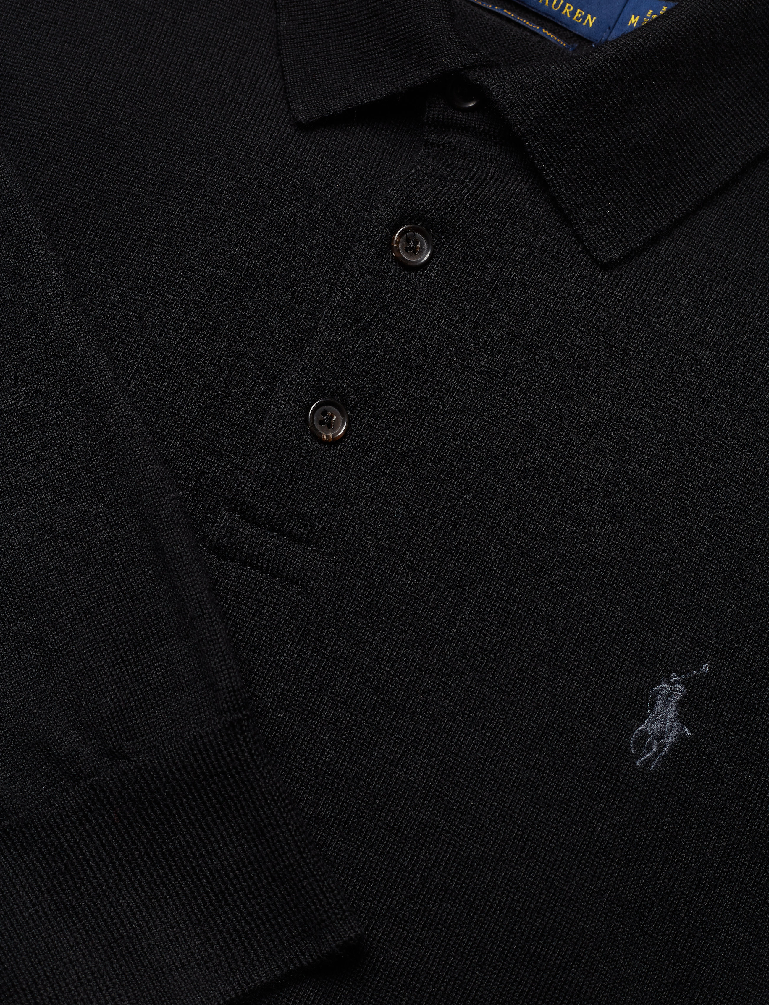 Polo Ralph Lauren - Washable Merino Wool Sweater - polo black - 2