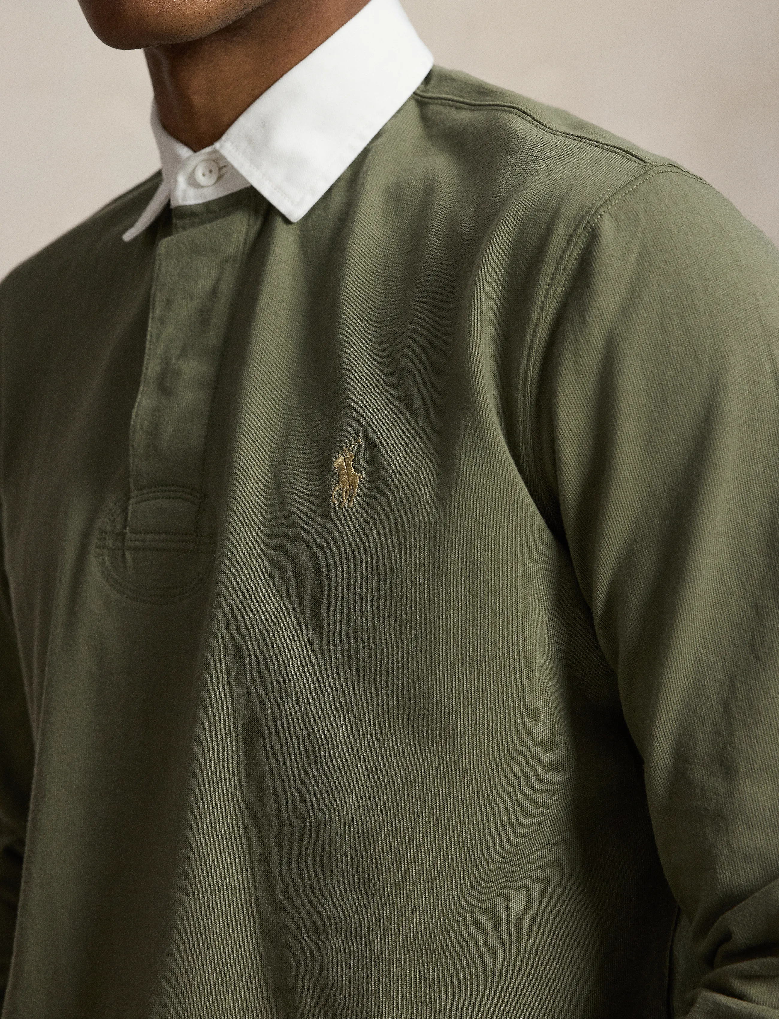 Polo Ralph Lauren - The Iconic Rugby Shirt - langärmelig - cruise olive - 4