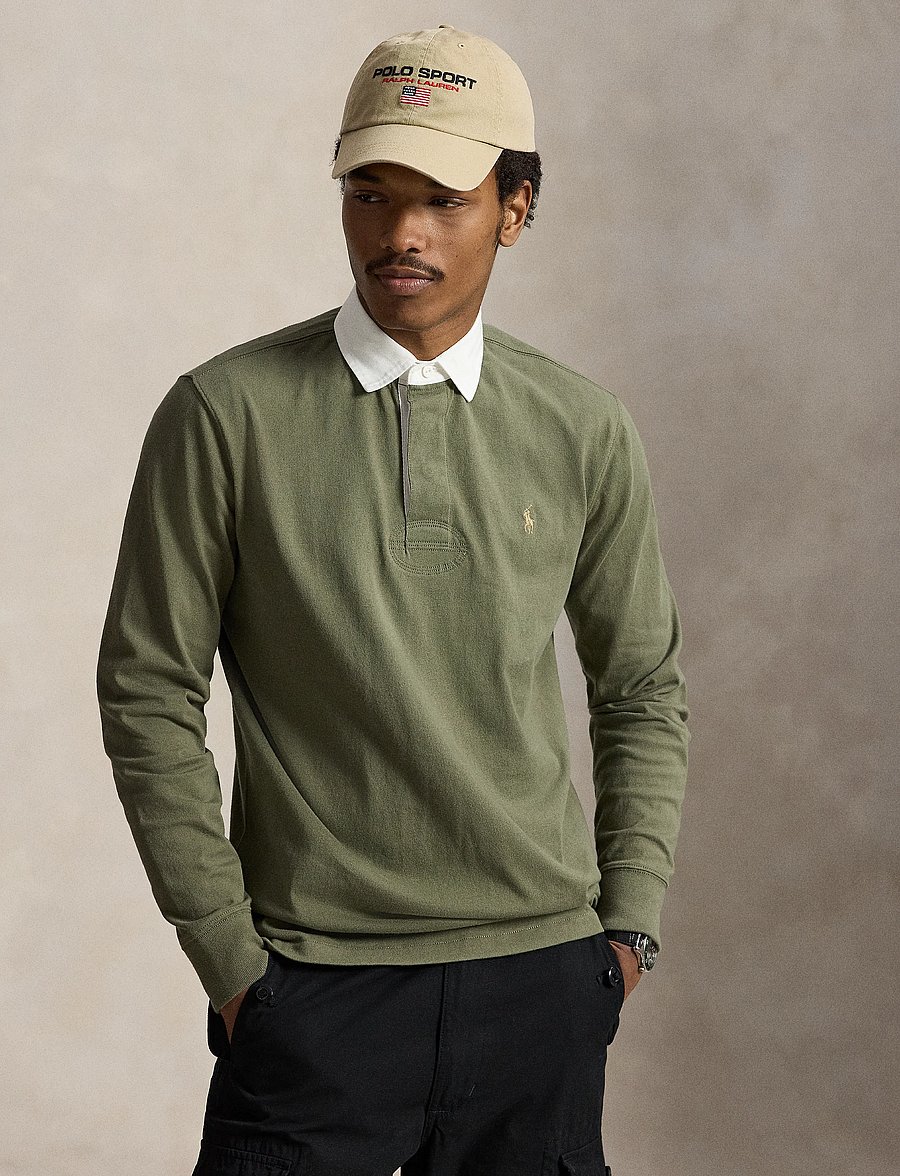 Polo Ralph Lauren - The Iconic Rugby Shirt - langärmelig - cruise olive - 5