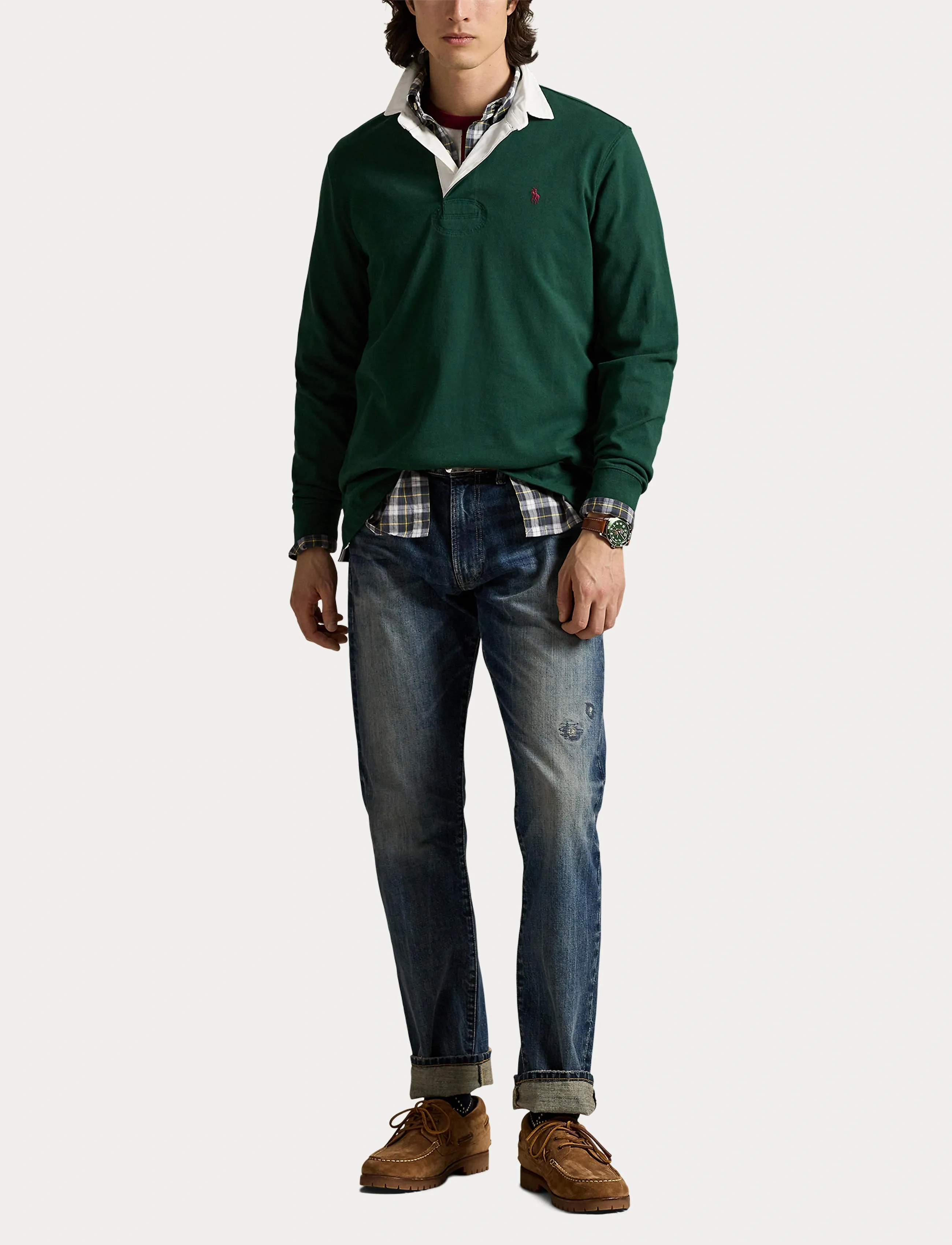 Polo Ralph Lauren - The Iconic Rugby Shirt - lange mouwen - vintage pine/c392 - 4