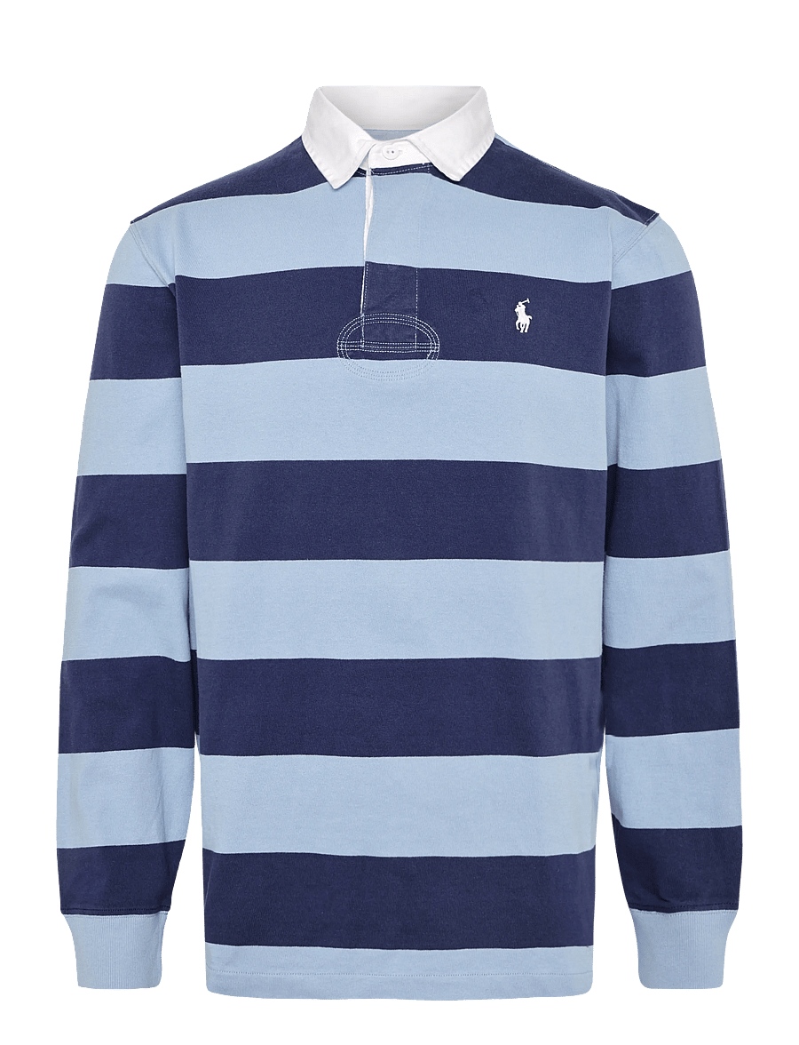Polo Ralph Lauren - YD ULTW RUSTIC UT J-LSL-KNT - langærmede poloer - chmry blu/bthus n - 0
