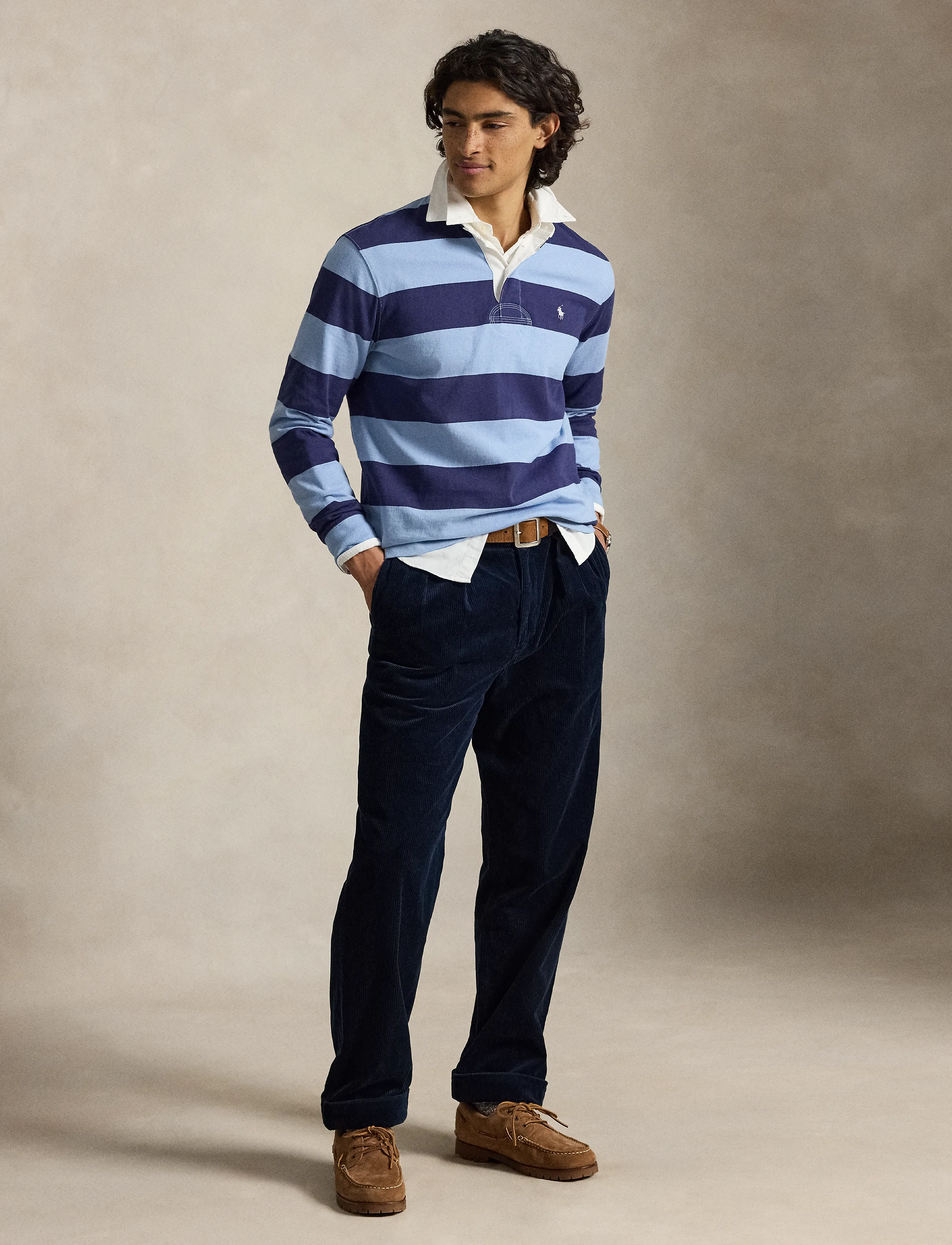 Polo Ralph Lauren - The Iconic Rugby Shirt - långärmade pikéer - chmry blu/bthus n - 4