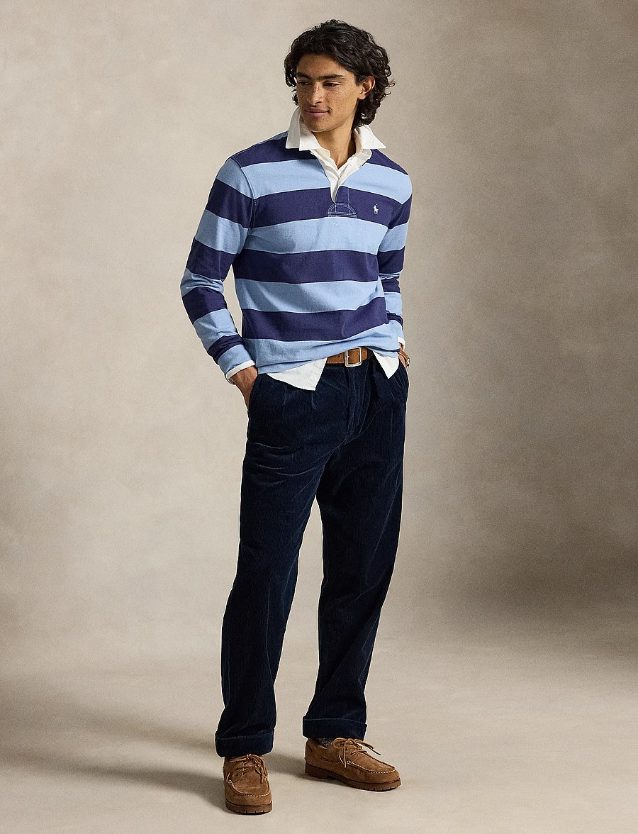 Polo Ralph Lauren - The Iconic Rugby Shirt - långärmade pikéer - chmry blu/bthus n - 4