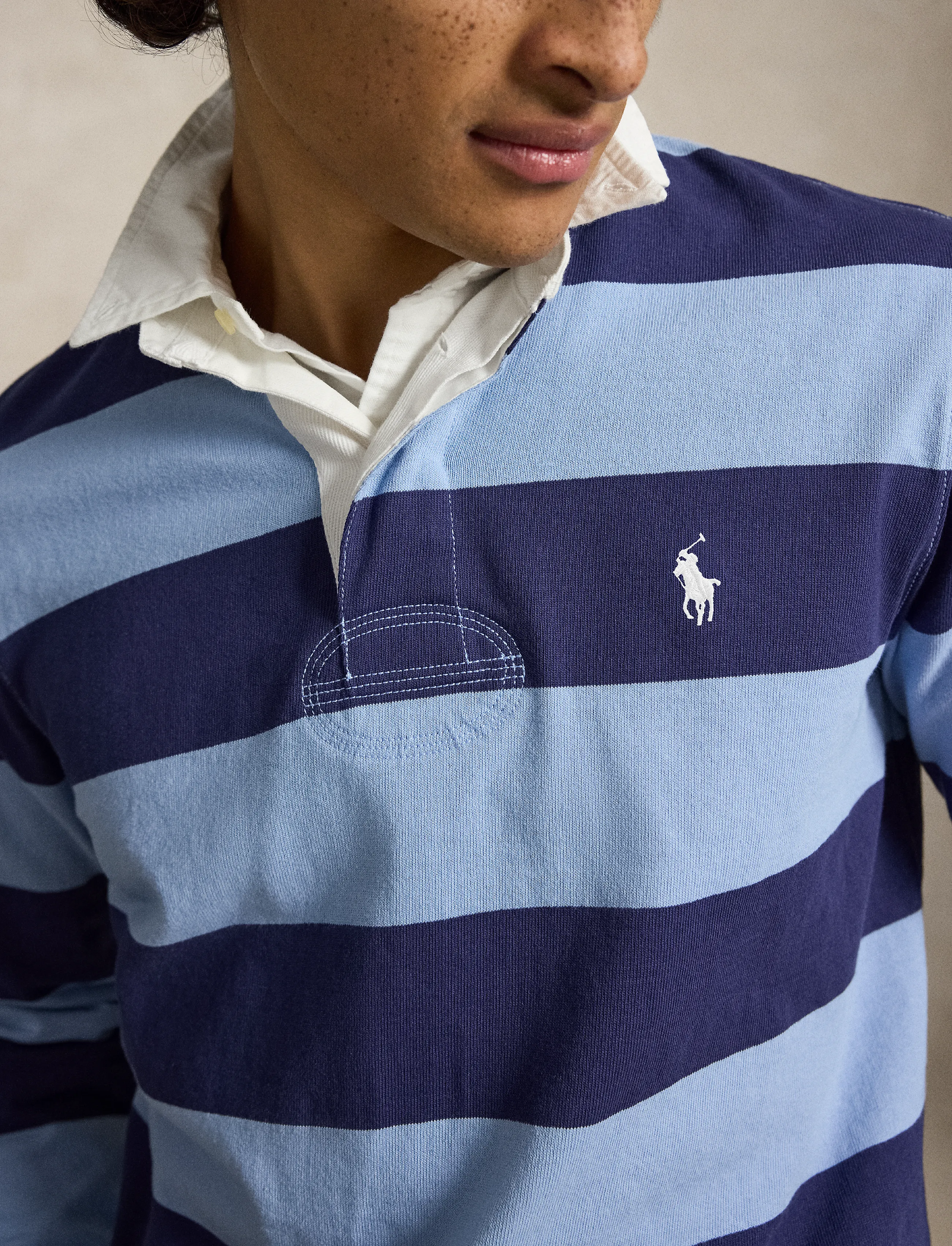 Polo Ralph Lauren - The Iconic Rugby Shirt - långärmade pikéer - chmry blu/bthus n - 5