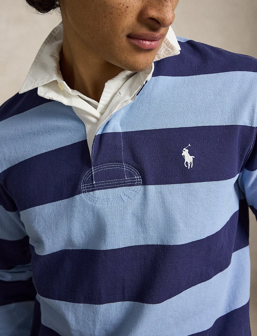 Polo Ralph Lauren - The Iconic Rugby Shirt - långärmade pikéer - chmry blu/bthus n - 5