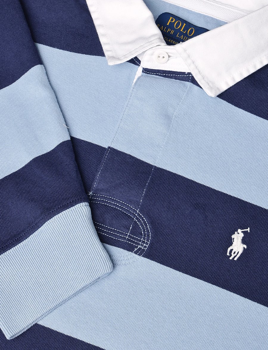 Polo Ralph Lauren - YD ULTW RUSTIC UT J-LSL-KNT - langærmede poloer - chmry blu/bthus n - 2