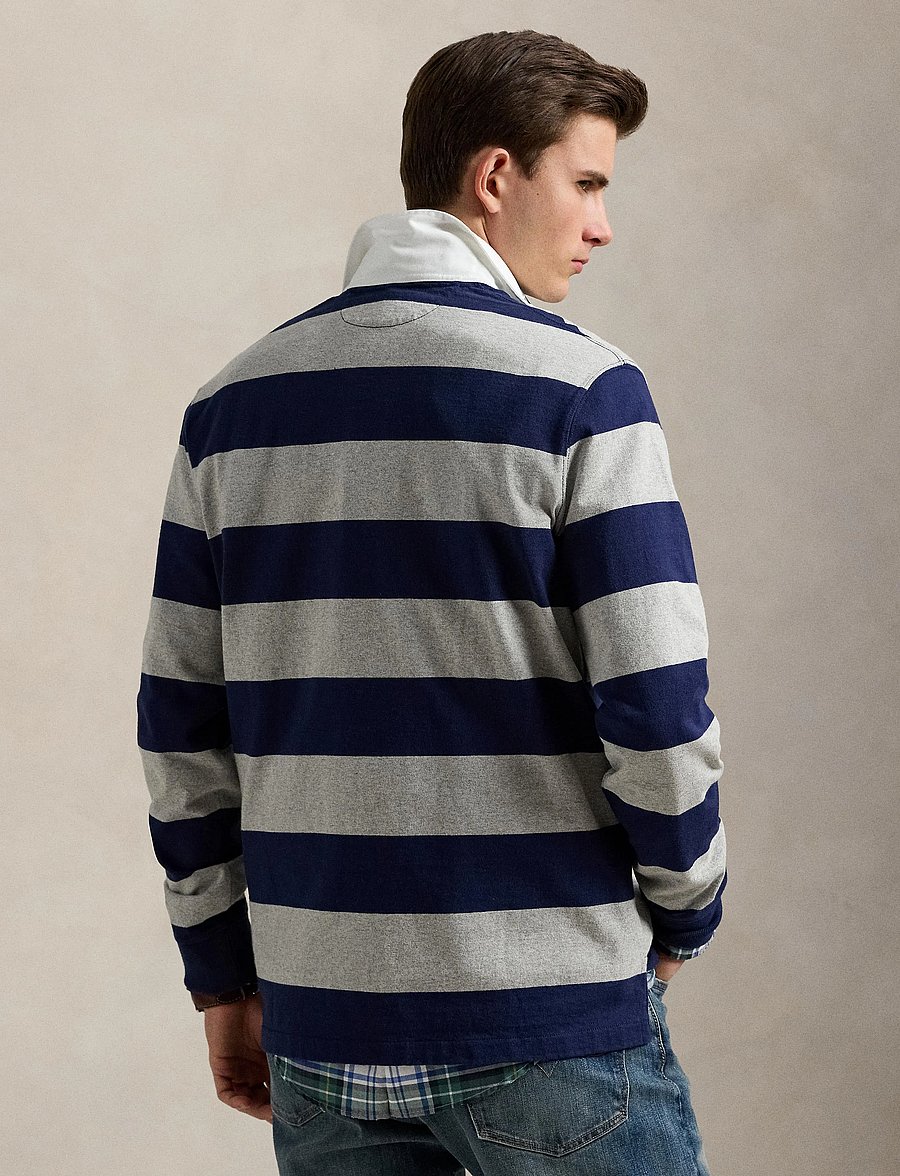 Polo Ralph Lauren - YD ULTW RUSTIC UT J-LSL-KNT - langærmede poloer - newport navy/ando - 2