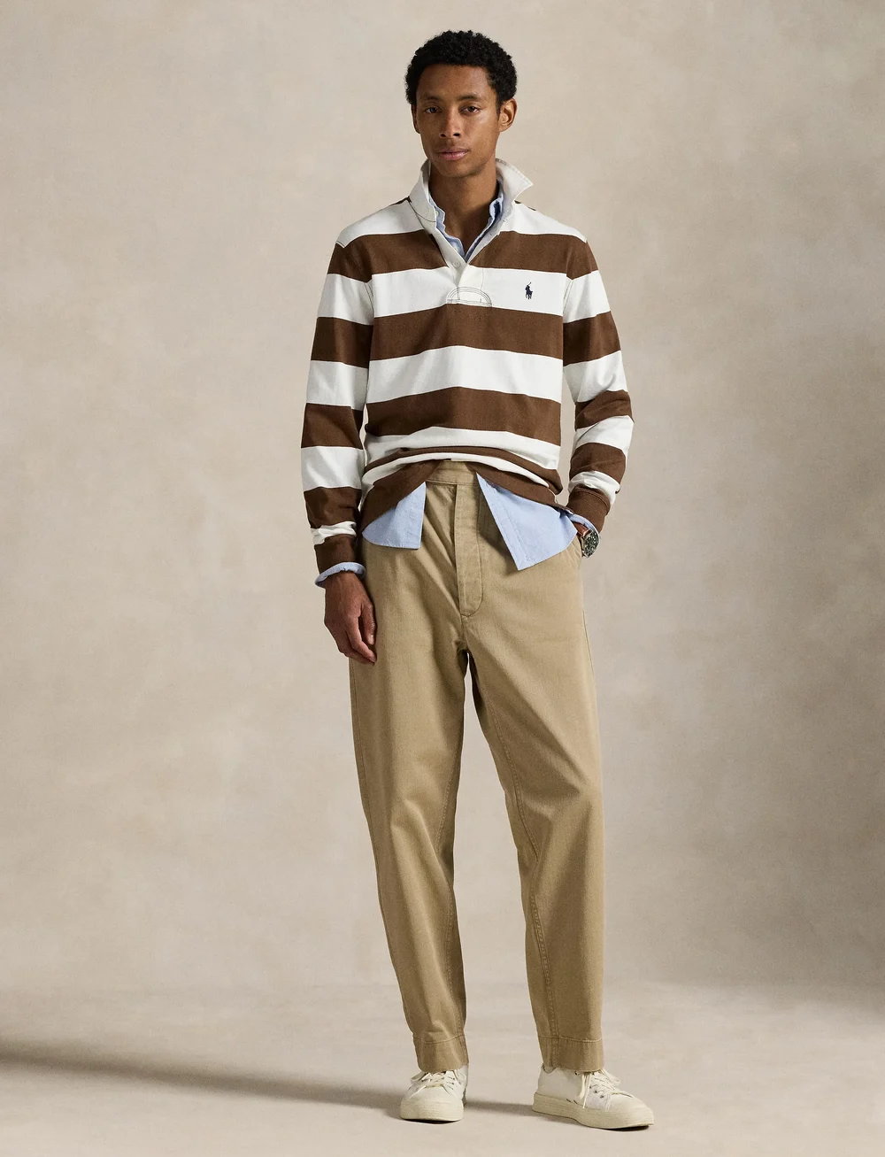 Polo Ralph Lauren - The Iconic Rugby Shirt - langärmelig - pale russet/troph - 0