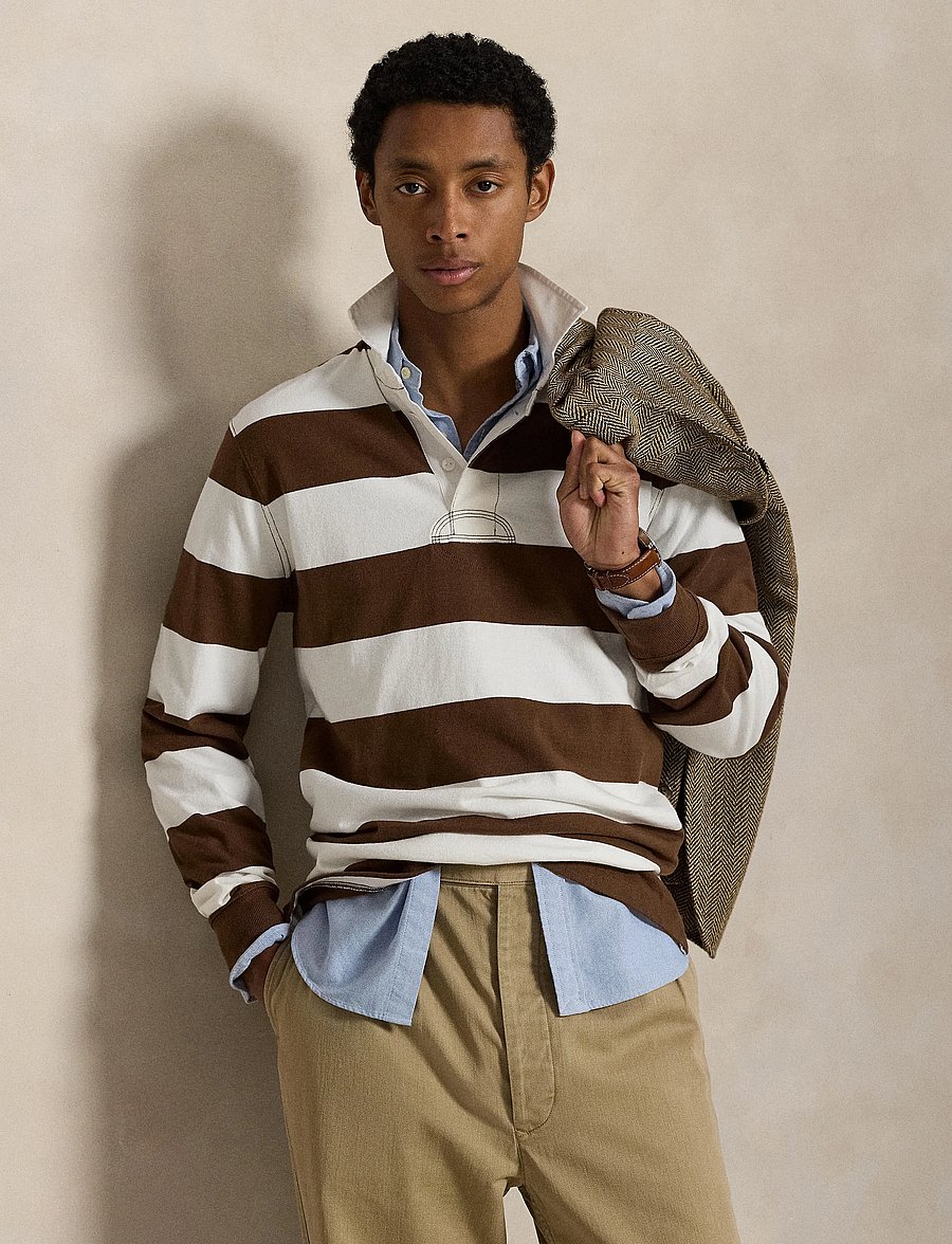 Polo Ralph Lauren - YD ULTW RUSTIC UT J-LSL-KNT - langärmelig - pale russet/troph - 3