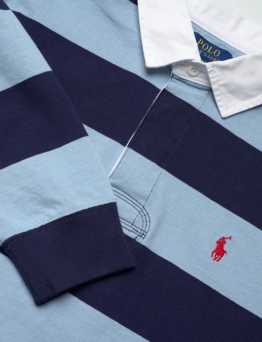 Polo Ralph Lauren - YD ULTW RUSTIC UT J-LSL-KNT - polo marškinėliai ilgomis rankovėmis - powder blue/newpo - 2