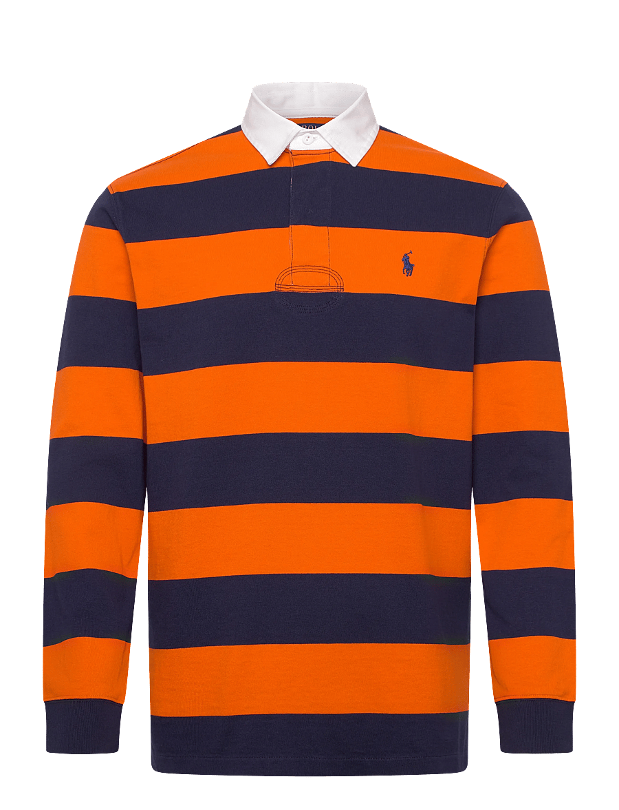 Polo Ralph Lauren - YD ULTW RUSTIC UT J-LSL-KNT - langærmede poloer - sailing orange/ne - 0