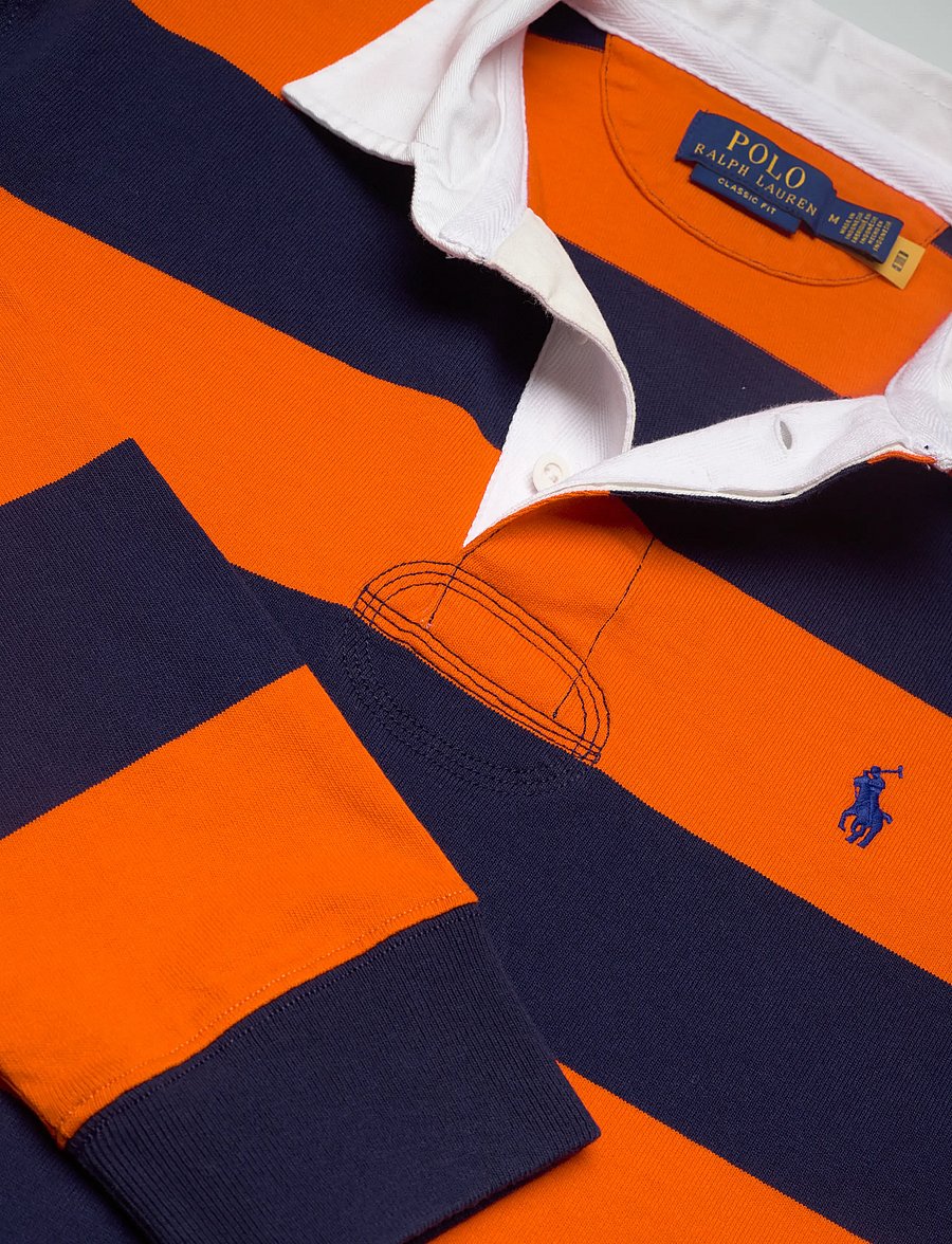 Polo Ralph Lauren - YD ULTW RUSTIC UT J-LSL-KNT - langærmede poloer - sailing orange/ne - 2