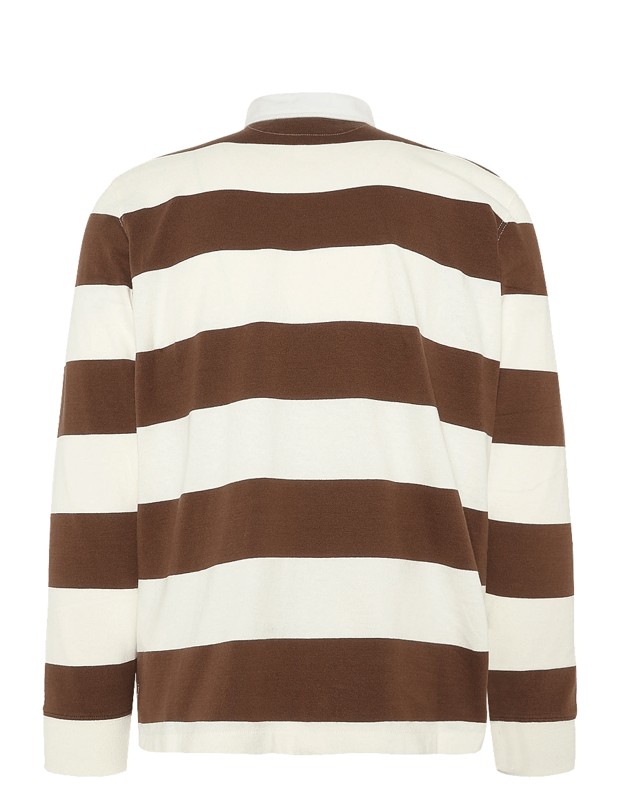 Polo Ralph Lauren - YD ULTW RUSTIC UT J-LSL-KNT - langærmede poloer - trphy crm/choclat - 1