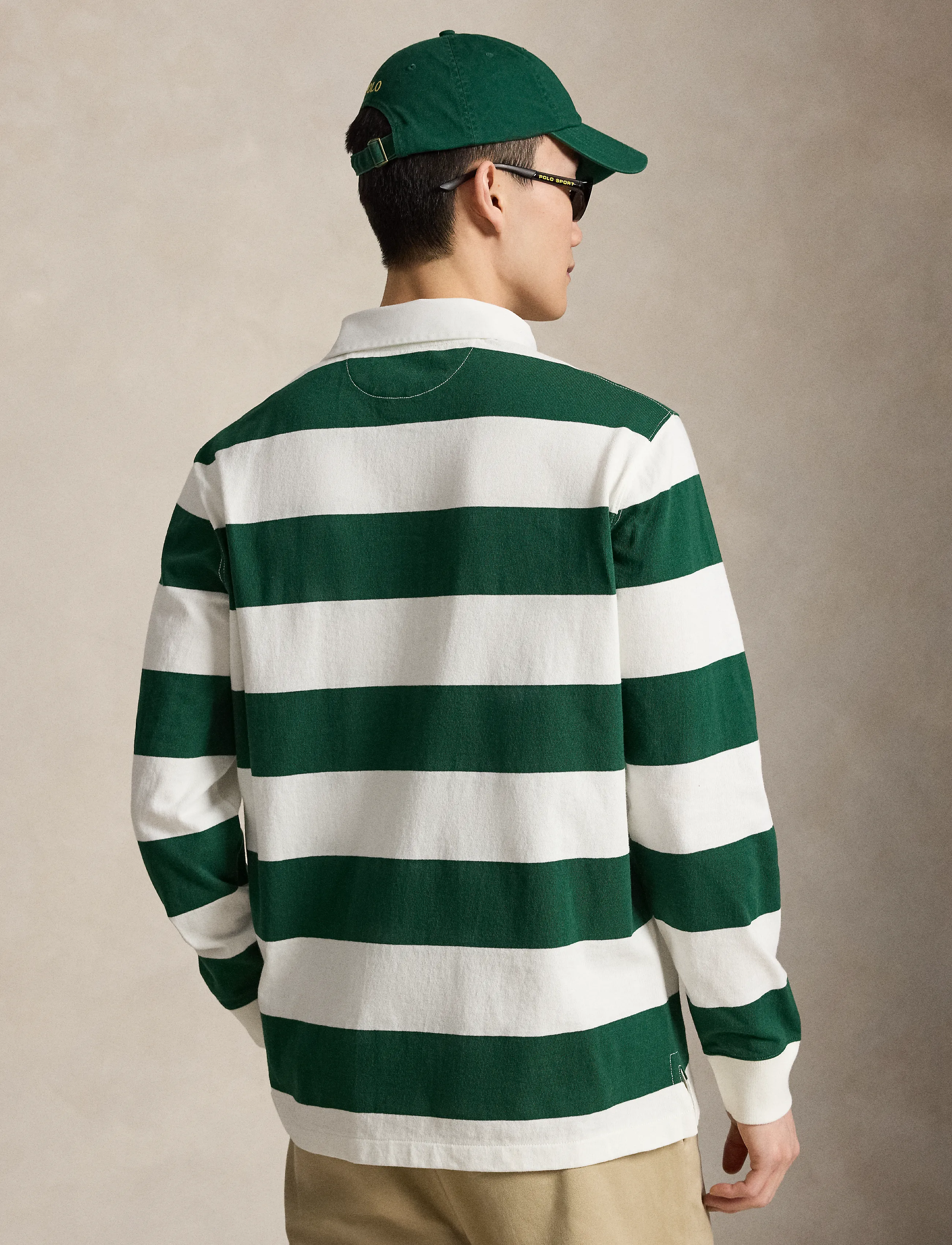 Polo Ralph Lauren - The Iconic Rugby Shirt - langärmelig - trphy crm/nw fore - 4