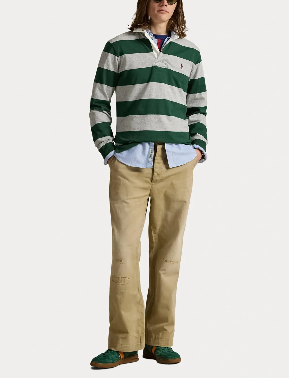 Polo Ralph Lauren - YD ULTW RUSTIC UT J-LSL-KNT - langærmede poloer - vintage pine/ando - 4