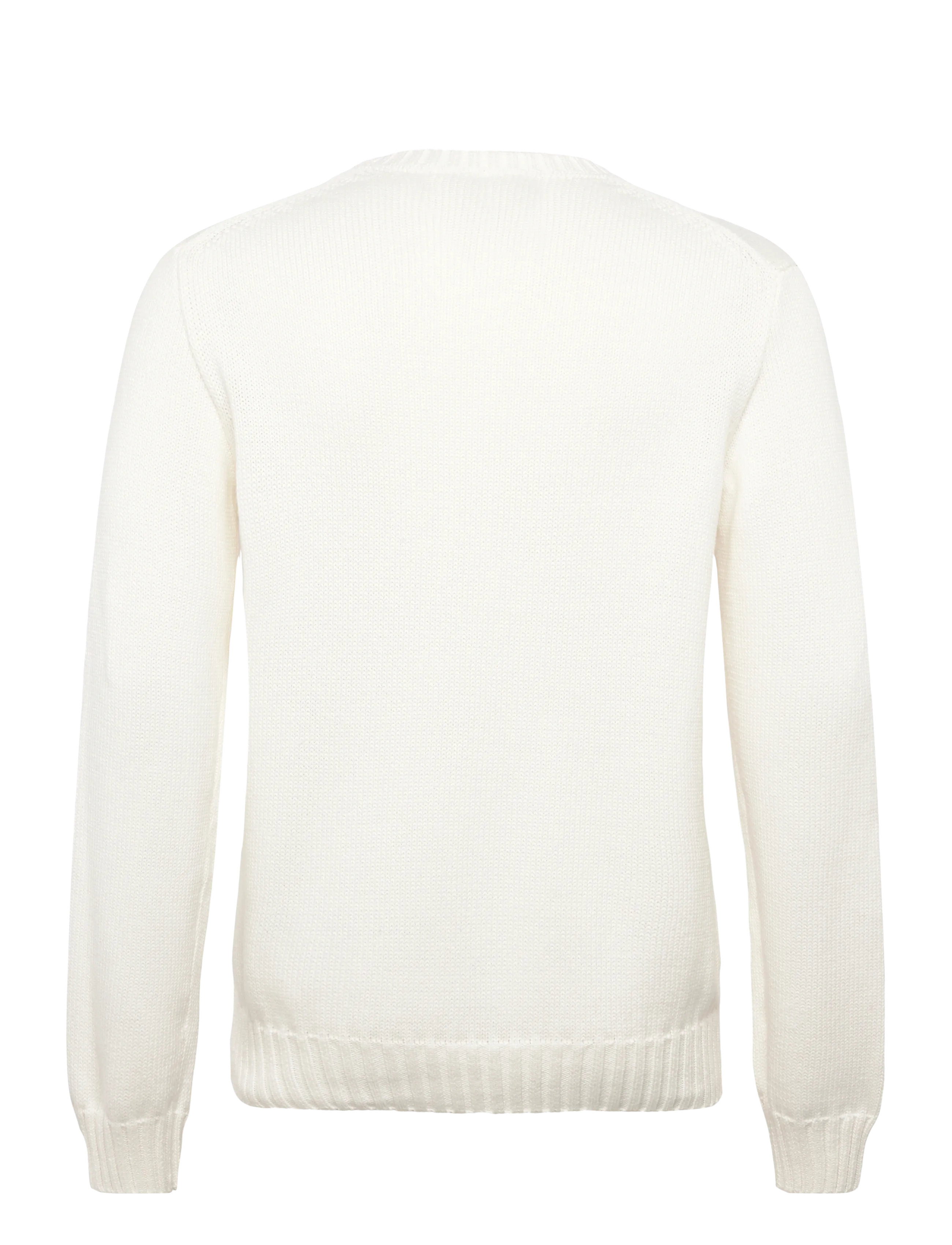 Polo Ralph Lauren - The Iconic Flag Sweater - rundhalsad - deckwash white - 2
