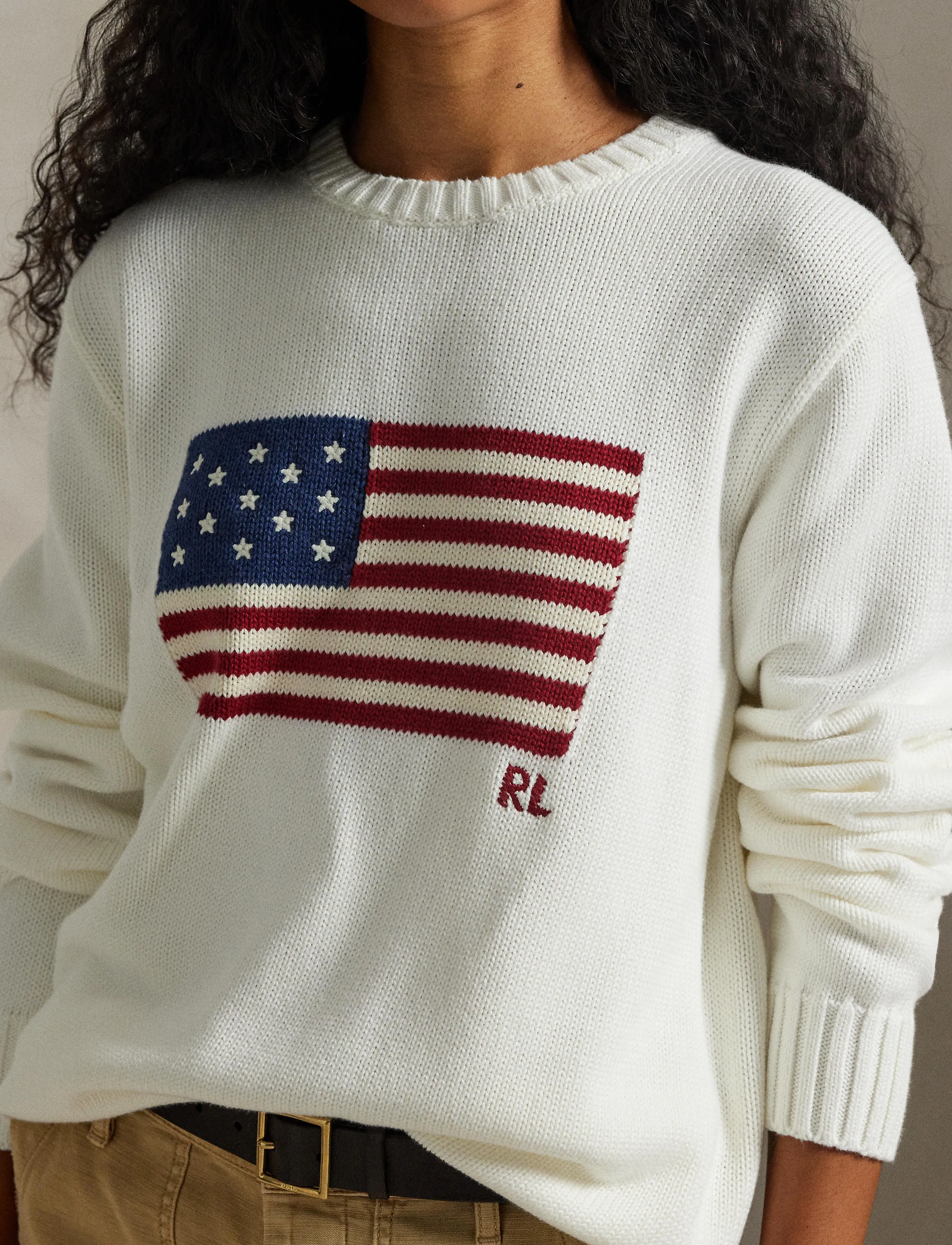 Polo Ralph Lauren - 10/1 ROVING COTTON-LSL-PLO - rundhalsad - deckwash white - 5