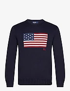 The Iconic Flag Sweater - HUNTER NAVY