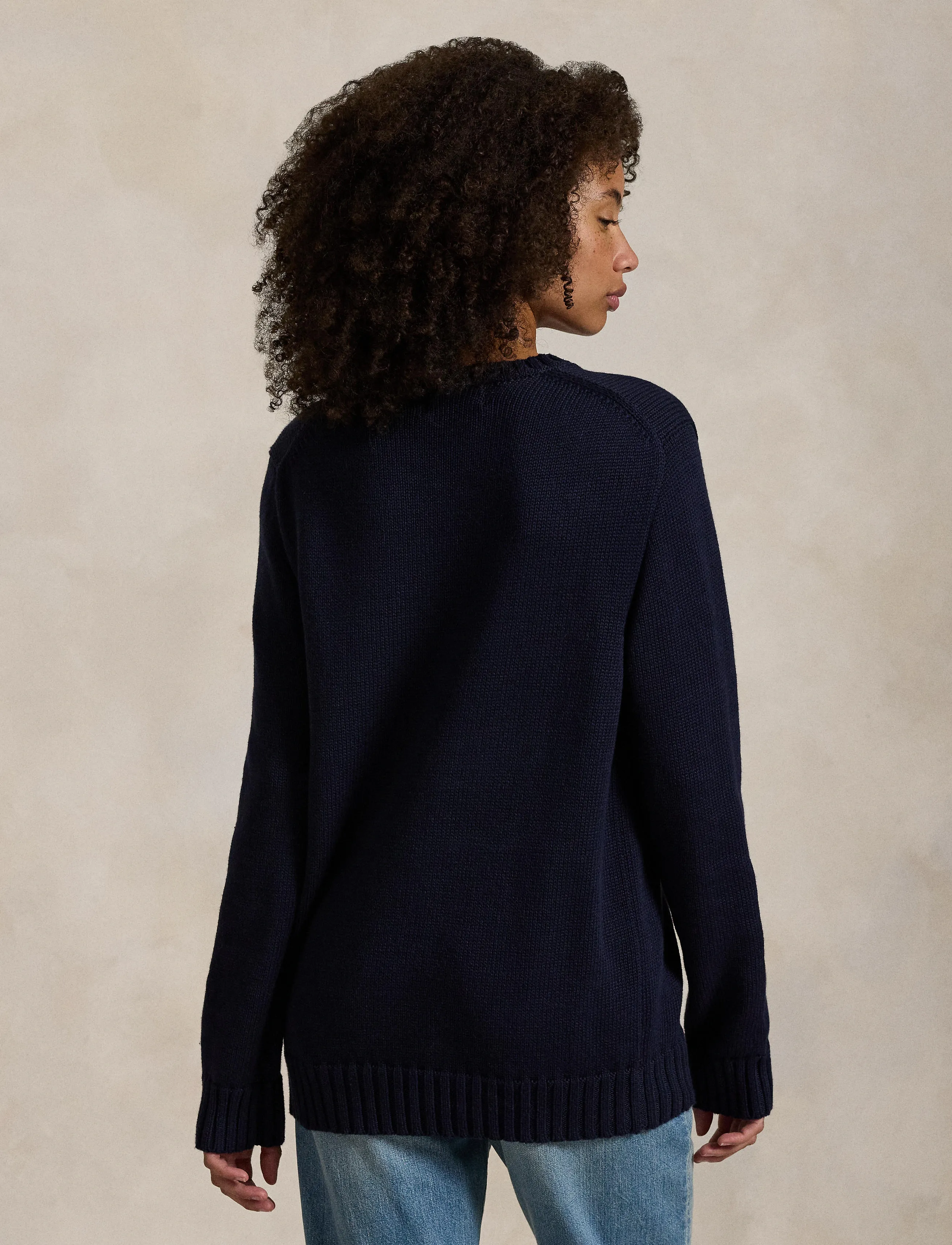 Polo Ralph Lauren - 10/1 ROVING COTTON-LSL-PLO - rundhals - hunter navy - 3