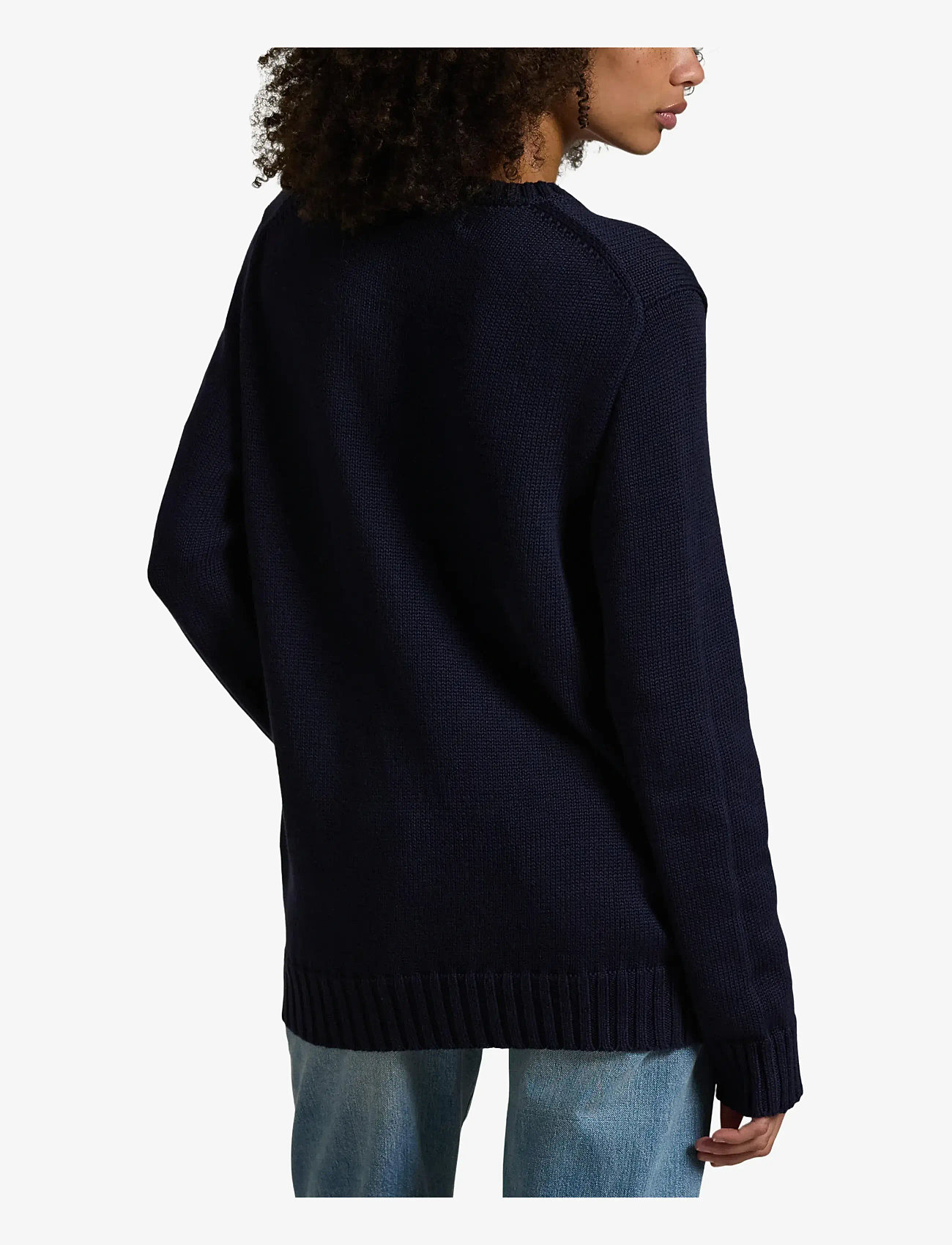 Polo Ralph Lauren - The Iconic Flag Sweater - rundhals - hunter navy - 4