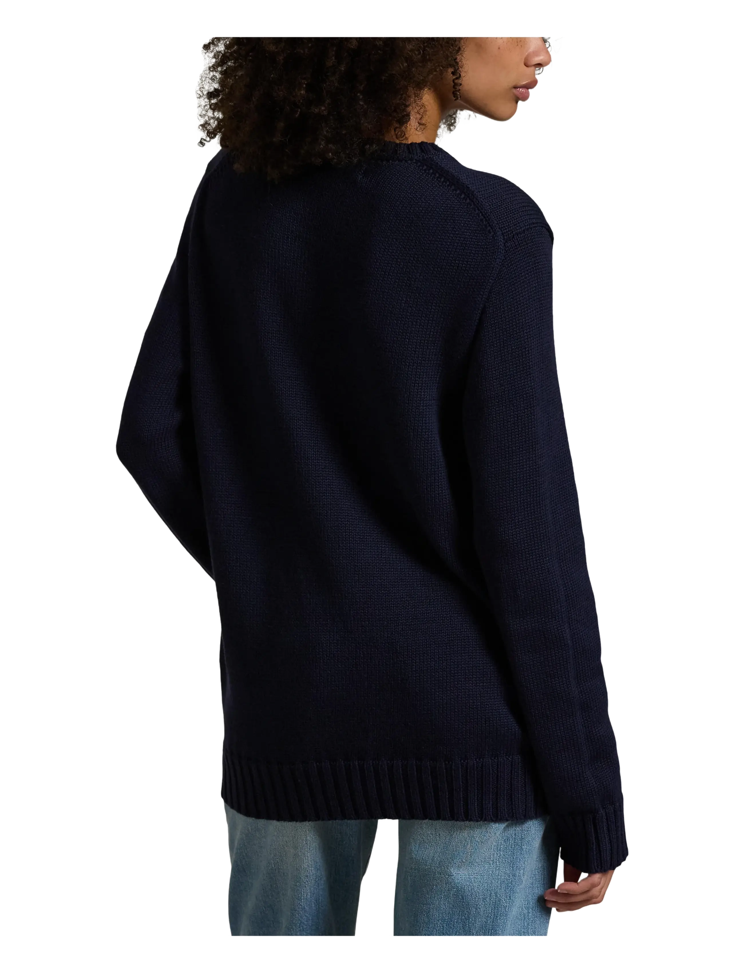 Polo Ralph Lauren - The Iconic Flag Sweater - pulls col rond - hunter navy - 4