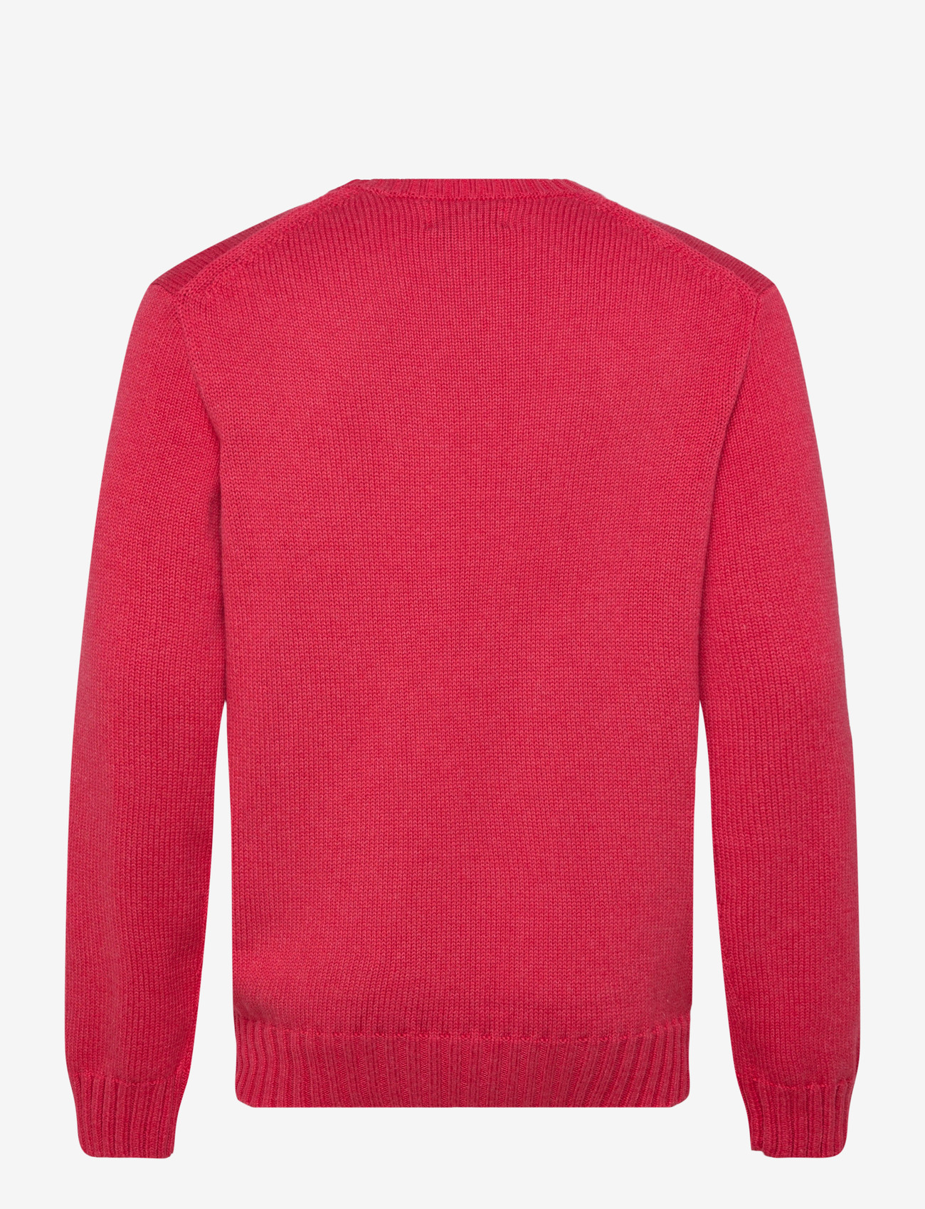 Polo Ralph Lauren - The Iconic Flag Sweater - rund hals - red topaz hthr - 1
