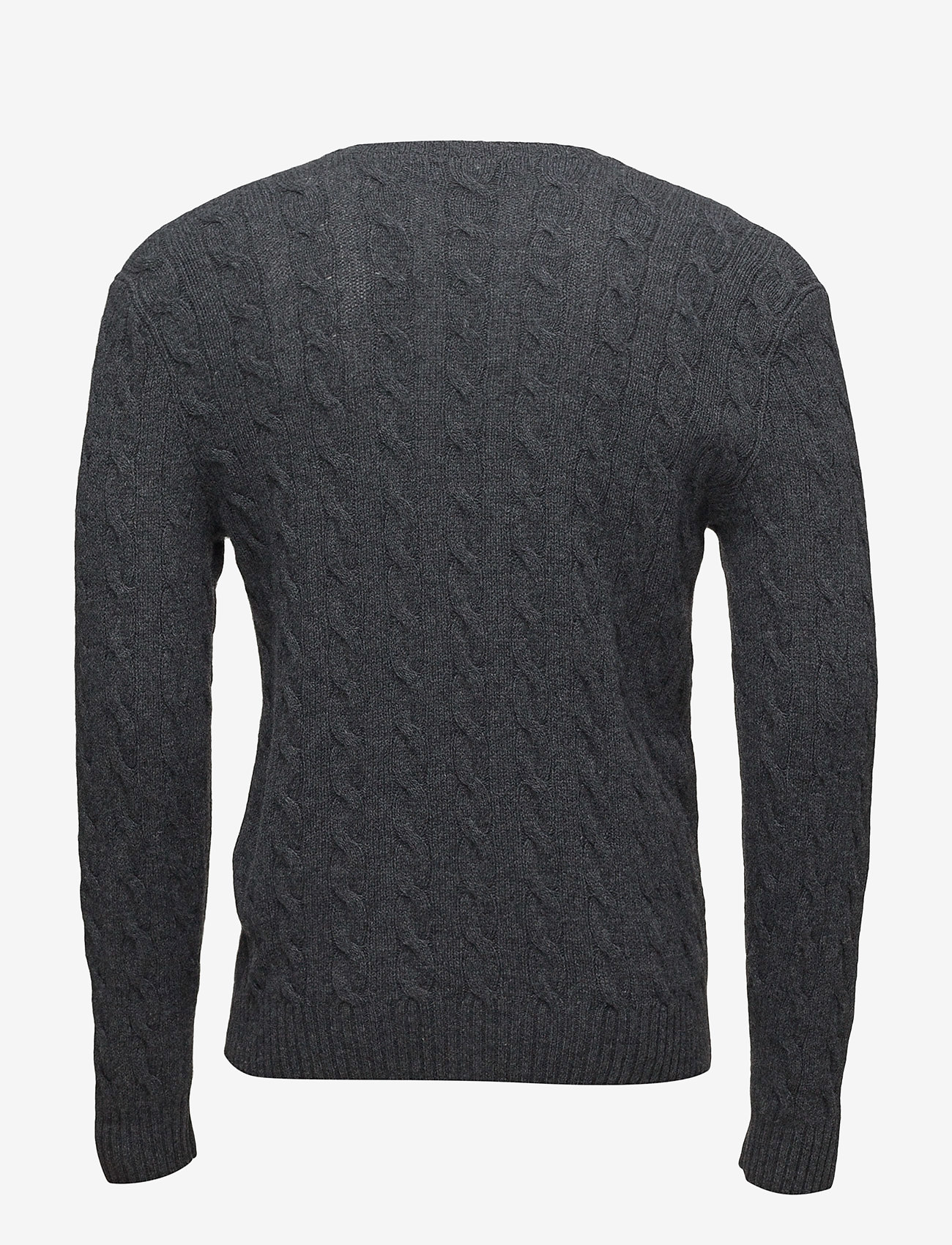 Polo Ralph Lauren - Cable Wool-Cashmere Sweater - dark charcoal hea - 1