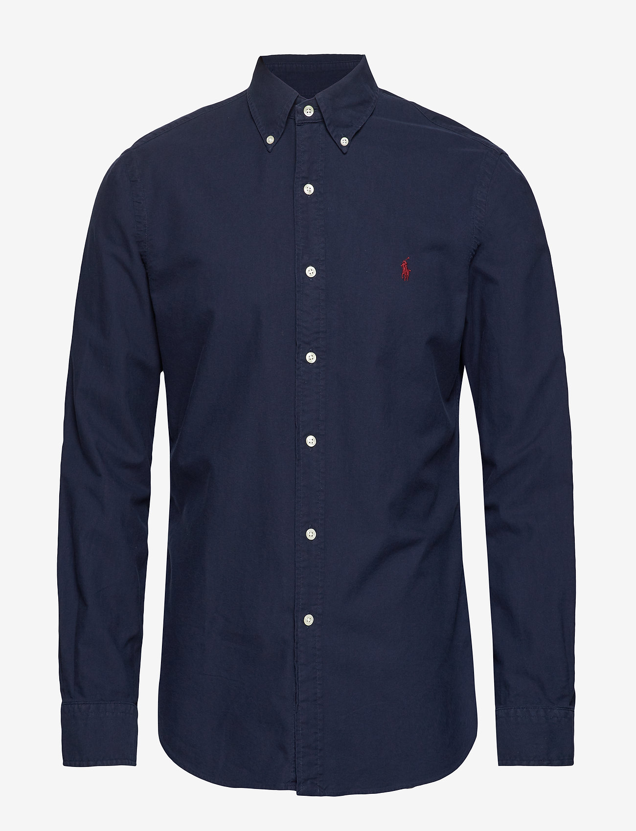 Polo Ralph Lauren - Slim Fit Garment-Dyed Oxford Shirt - oxford shirts - rl navy - 1