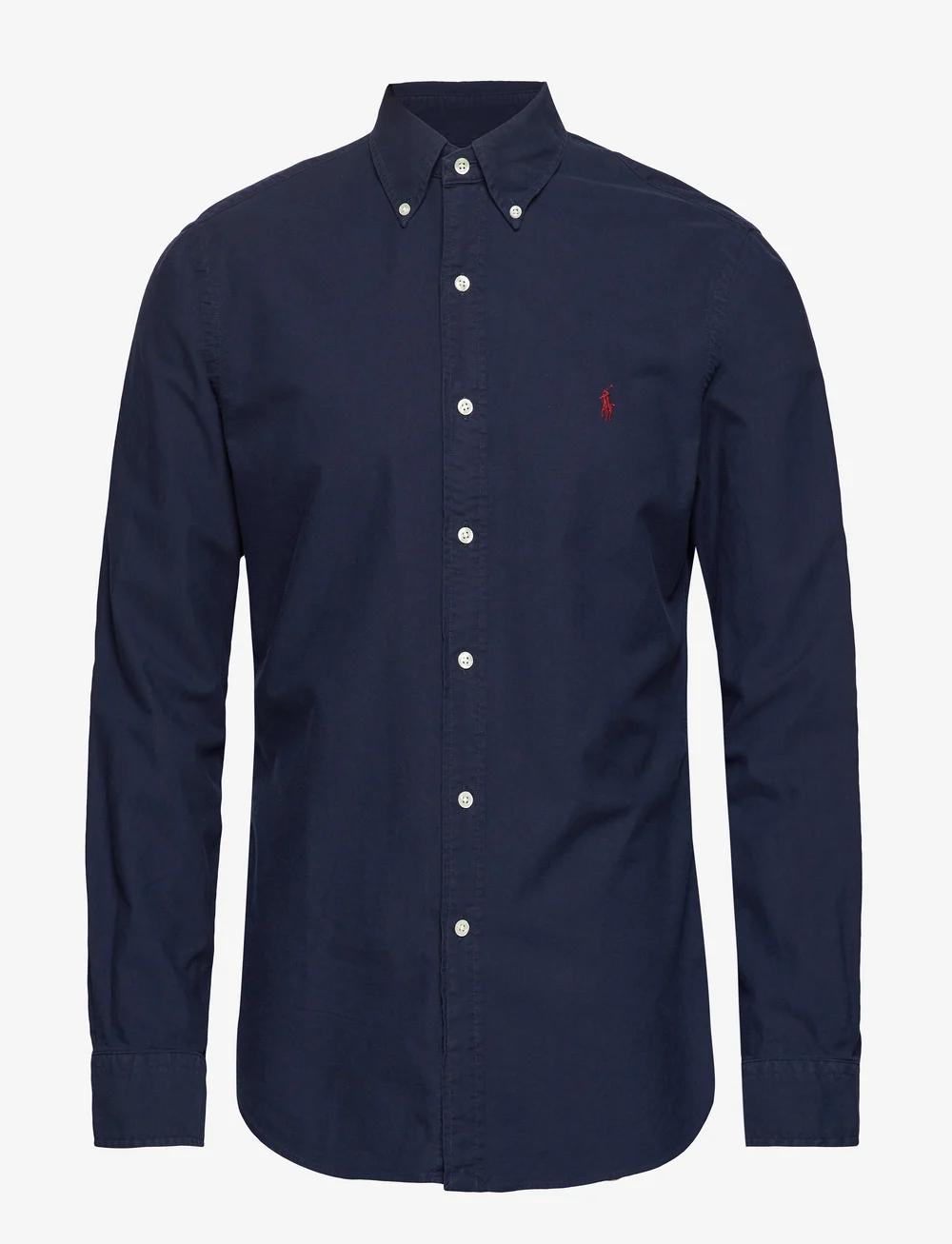 Polo Ralph Lauren - Slim Fit Garment-Dyed Oxford Shirt - basic skjorter - rl navy - 1